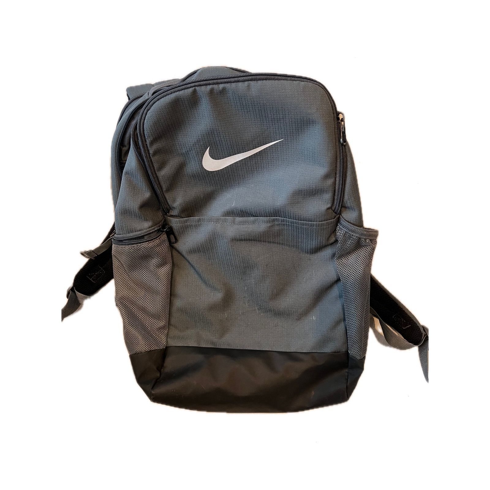 Nike Nike Gray Black Brasilia Backpack 30L Size ONE SIZE - 1 Thumbnail