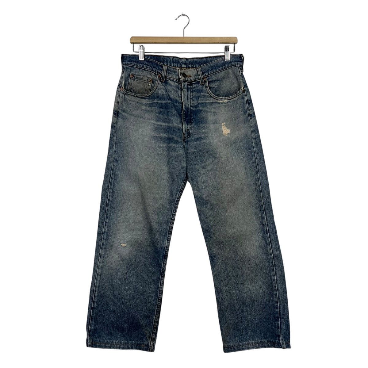 Levi's Vintage Levis Distressed Motive Denim Jeans Size US 32 / EU 48 - 1 Thumbnail