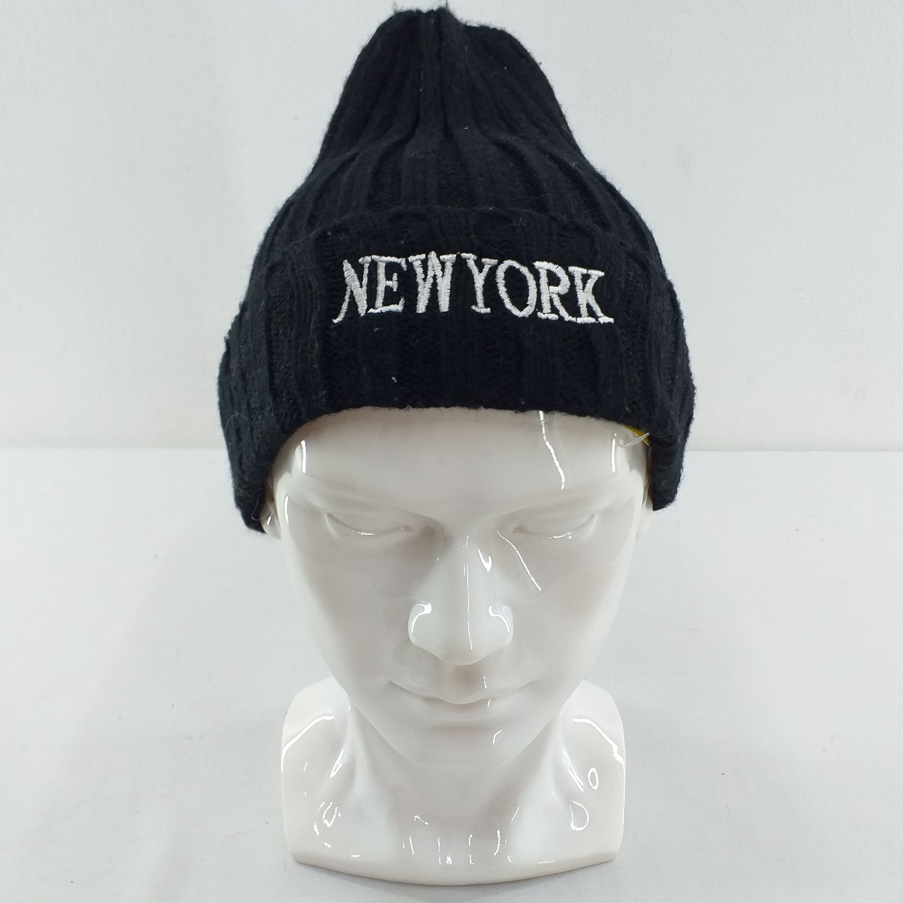 New York Embroidery Spell Out Snow Cap Hat Beanie -BN105