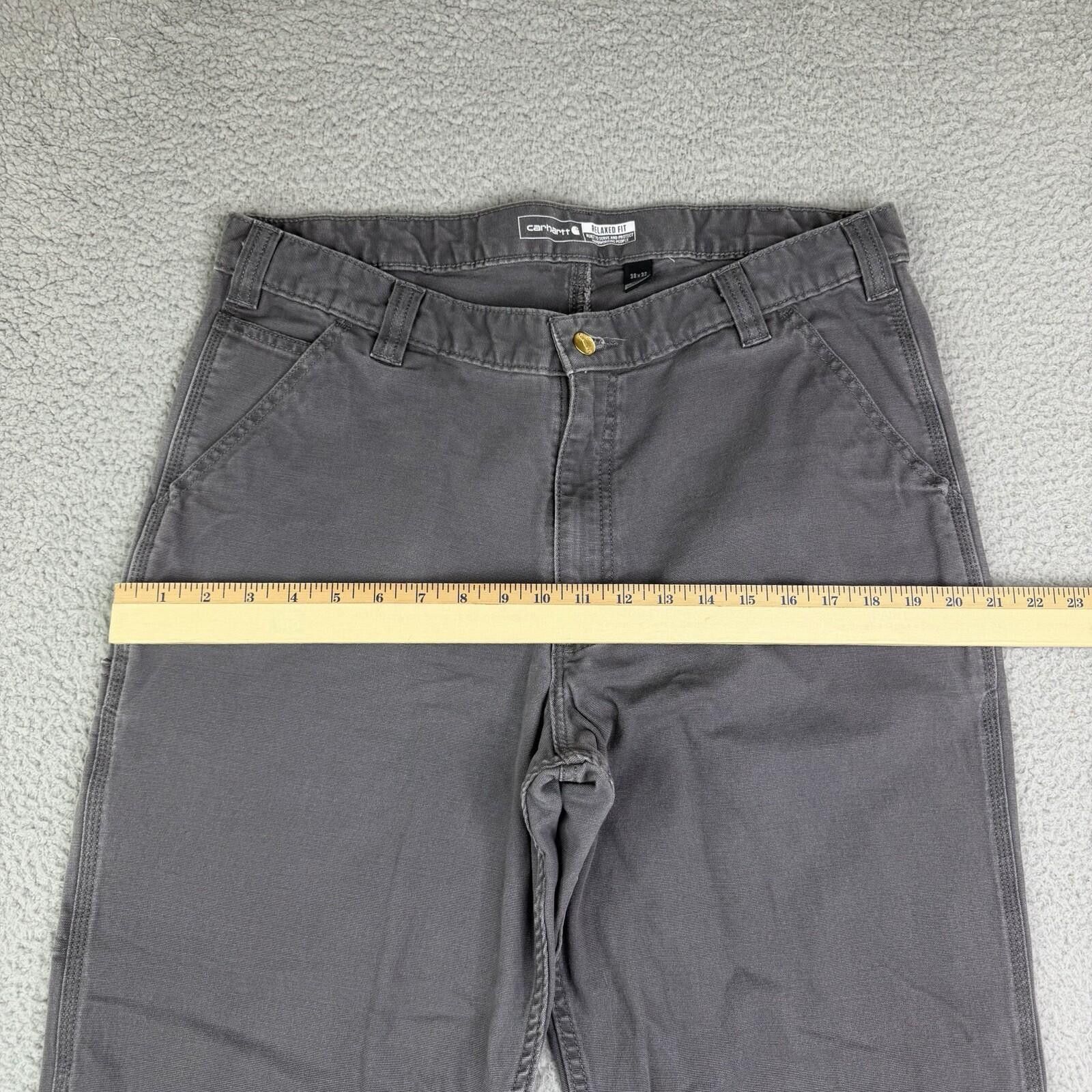 Carhartt Carhartt Gray Rugged Flex Relaxed Pant 38x32 (Fits 36x30) Size US 36 / EU 52 - 11 Thumbnail