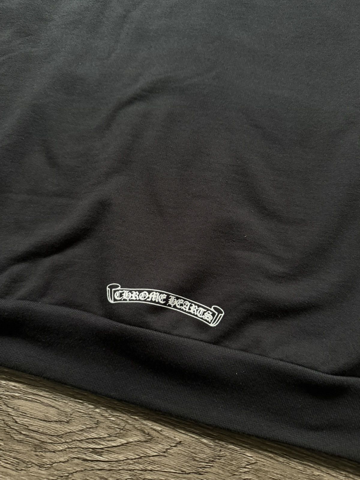 Chrome Hearts Chrome Hearts Black Scroll Hoodie Pullover Sweatshirt XXL Size US XXL / EU 58 / 5 - 14 Thumbnail