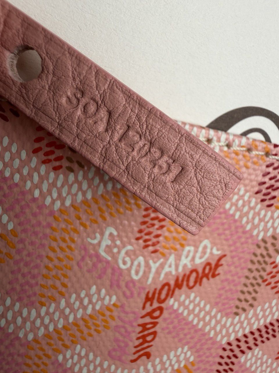 Goyard Goyard Anjou Mini Multicoloured Powdered Pink Size ONE SIZE - 3 Thumbnail