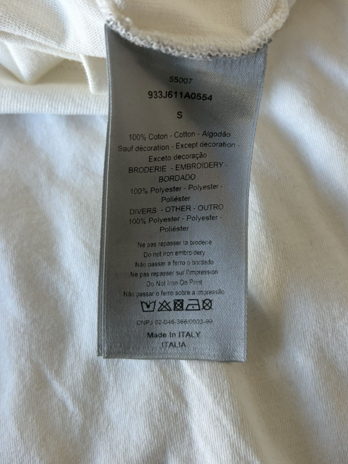Club Sorayama × Dior Dior Sorayama cherry blossom embroidery tee Size US S / EU 44-46 / 1 - 5 Thumbnail