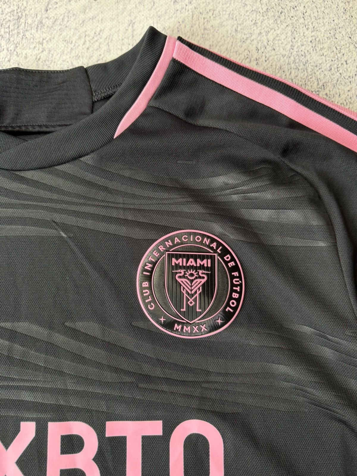 Adidas Inter Miami 2023 Away Jersey | Vintage Soccer Size US XL / EU 56 / 4 - 8 Thumbnail