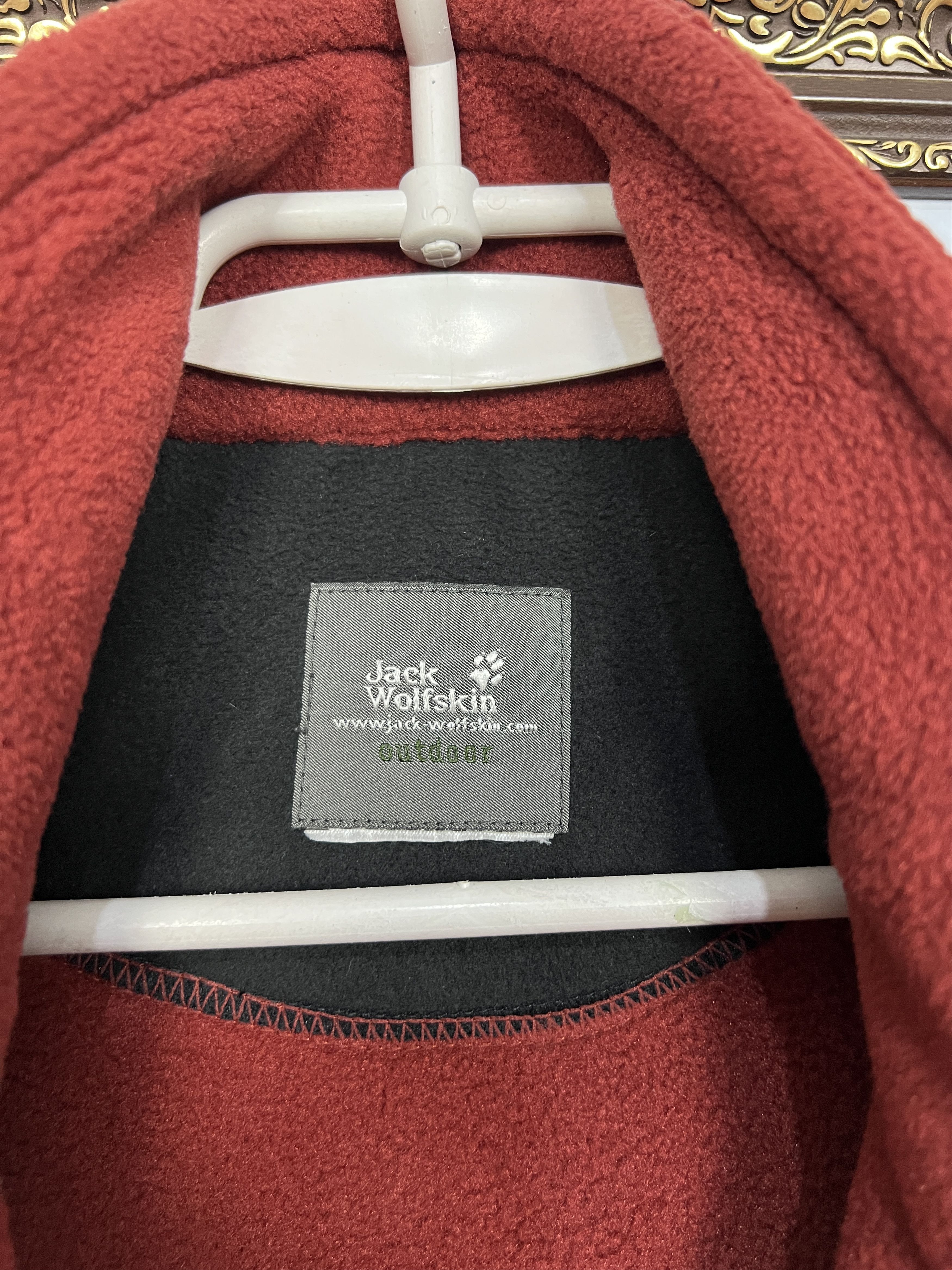 Jack Wolfskin Vintage Fleece Vest Gilet Red Jacket Track Top Hiking Rare Size US XL / EU 56 / 4 - 7 Thumbnail