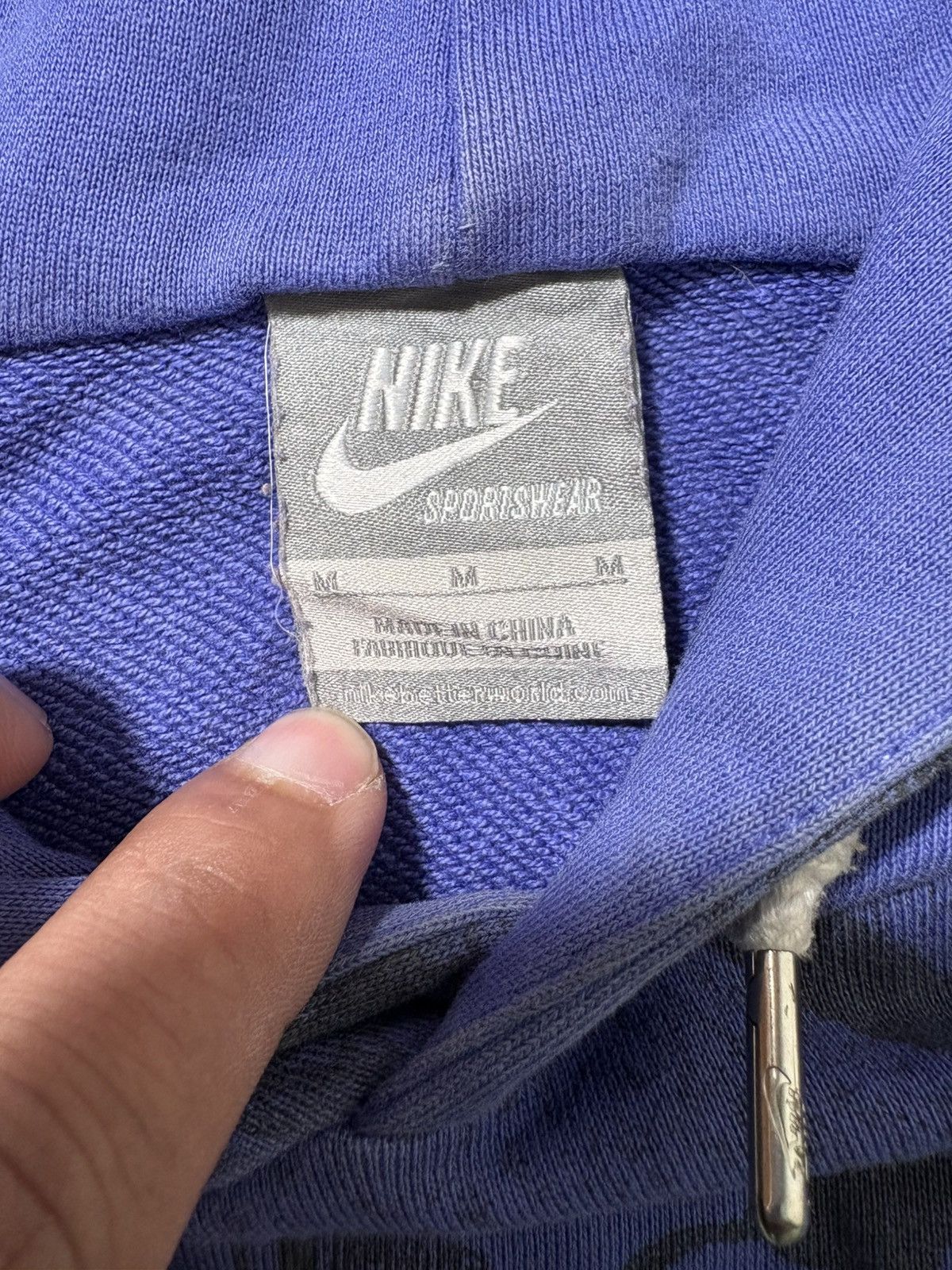 Nike VTG 2012 Nike "Air Force" (AOP) Hoodie Purple/Black Size M Size US M / EU 48-50 / 2 - 10 Thumbnail
