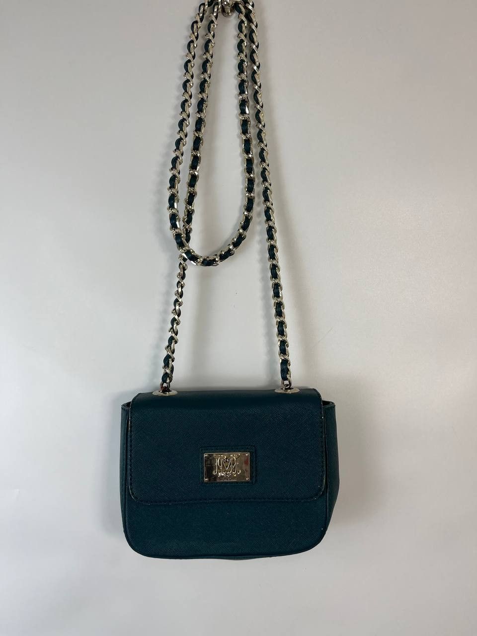 Moschino LOVE MOSCHINO CROSSBODY BAG GREEN SAFFIANO LEATHER CHAIN Size ONE SIZE - 1 Thumbnail