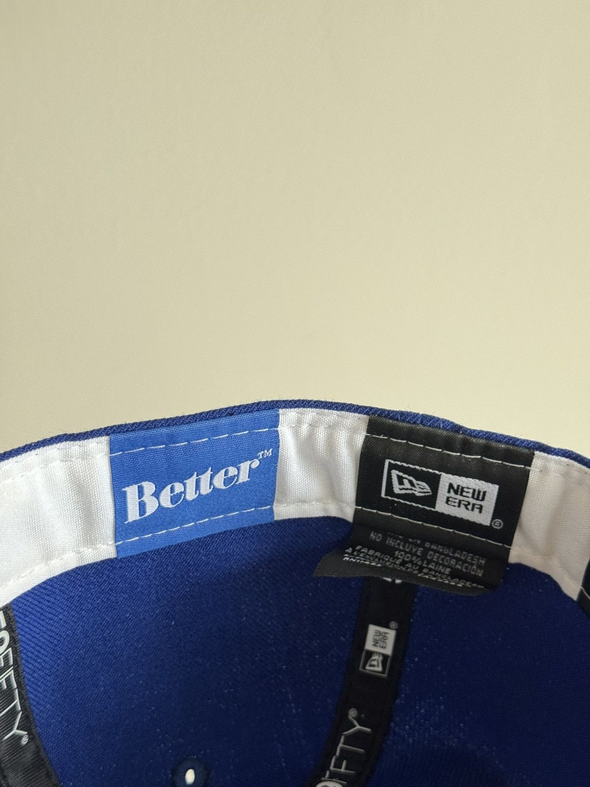 BetterTM Brand New Better Gift Shop Logo New Era Fitted Size 7 1/8 Size 30 - 7 Thumbnail