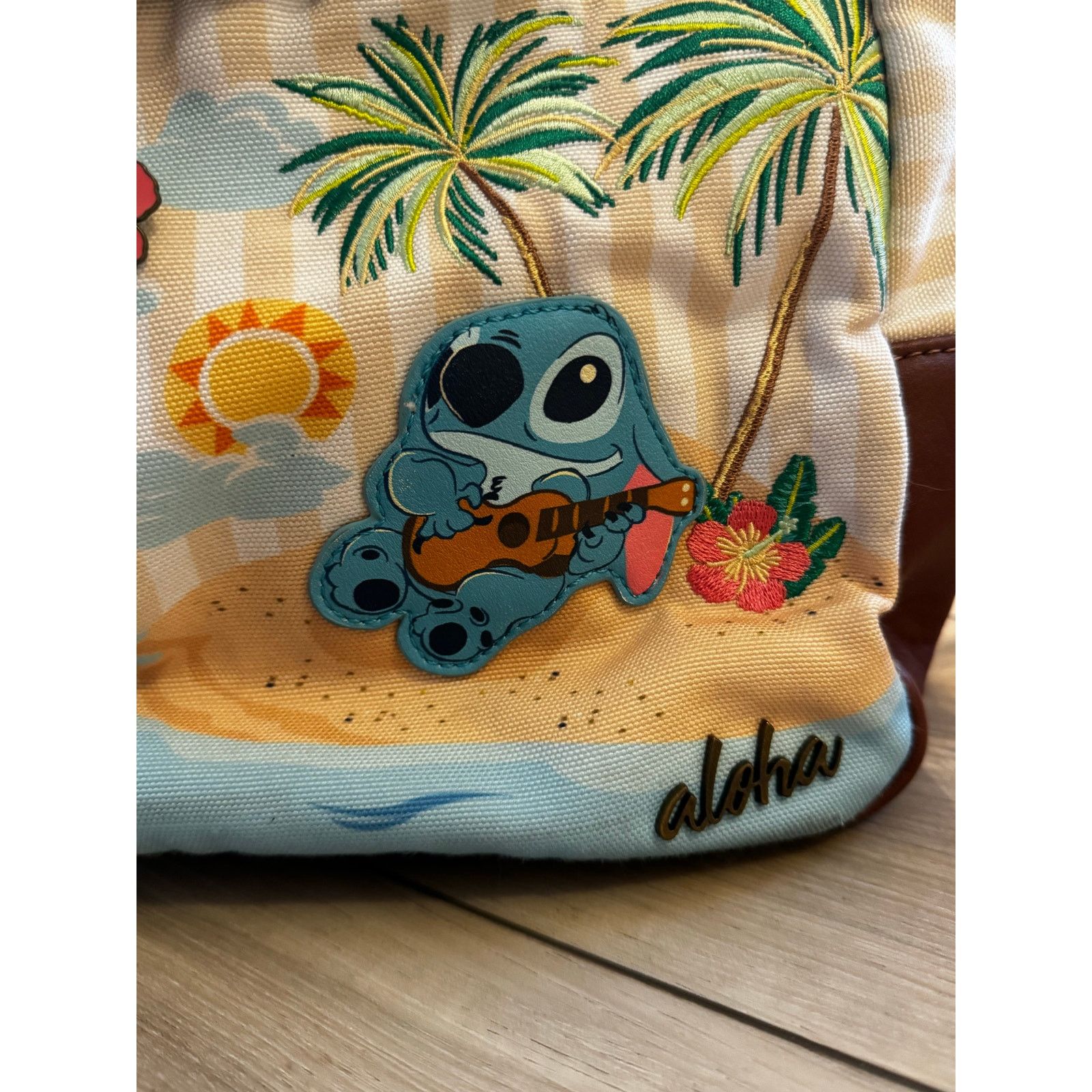 Disney Loungefly Disney Lilo & Stitch Aloha Hawaii Mini Backpack Size ONE SIZE - 2 Thumbnail