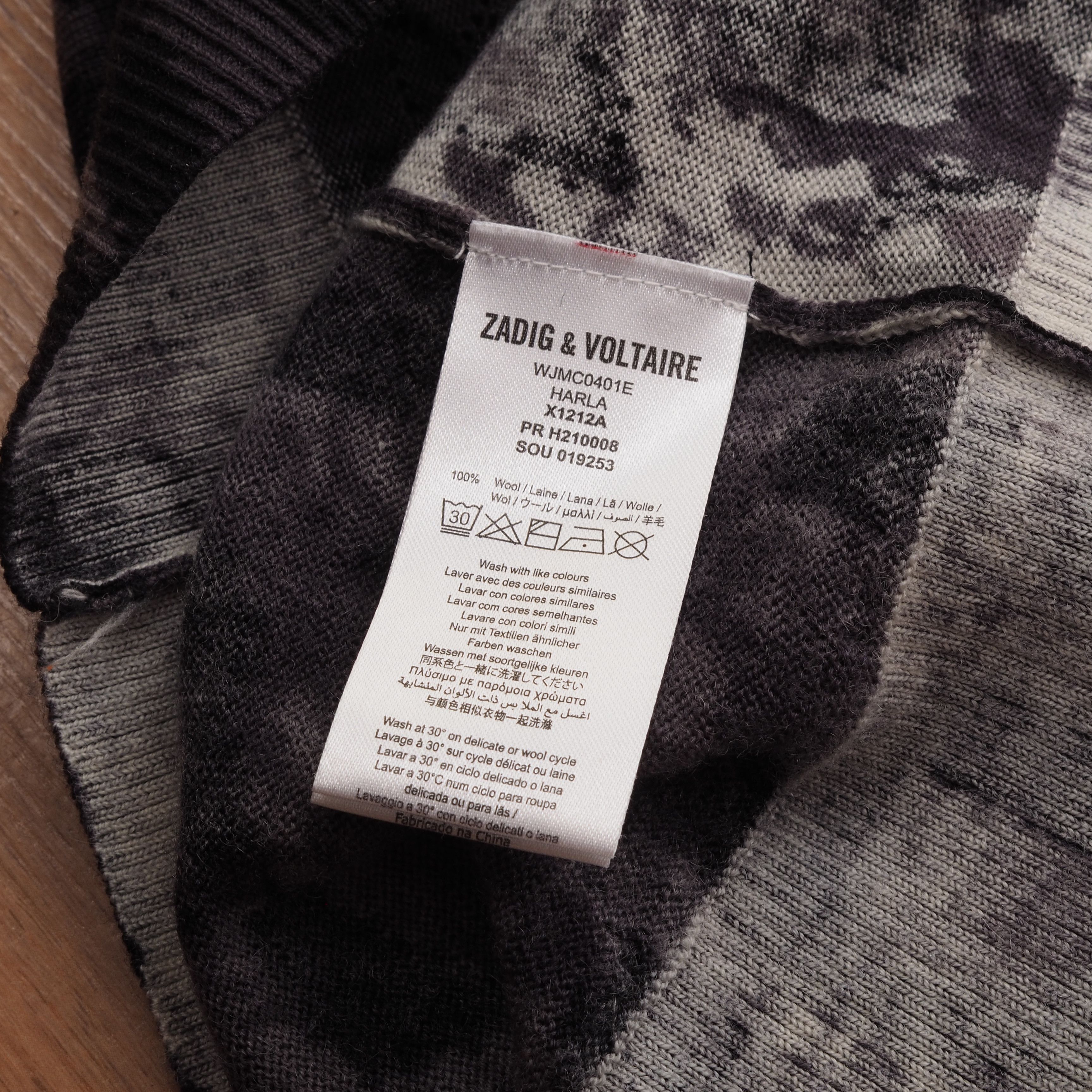 Zadig & Voltaire Zadig & Voltaire HARLA Wool Leopard Print Mini Dress Size XS / US 0-2 / IT 36-38 - 6 Thumbnail