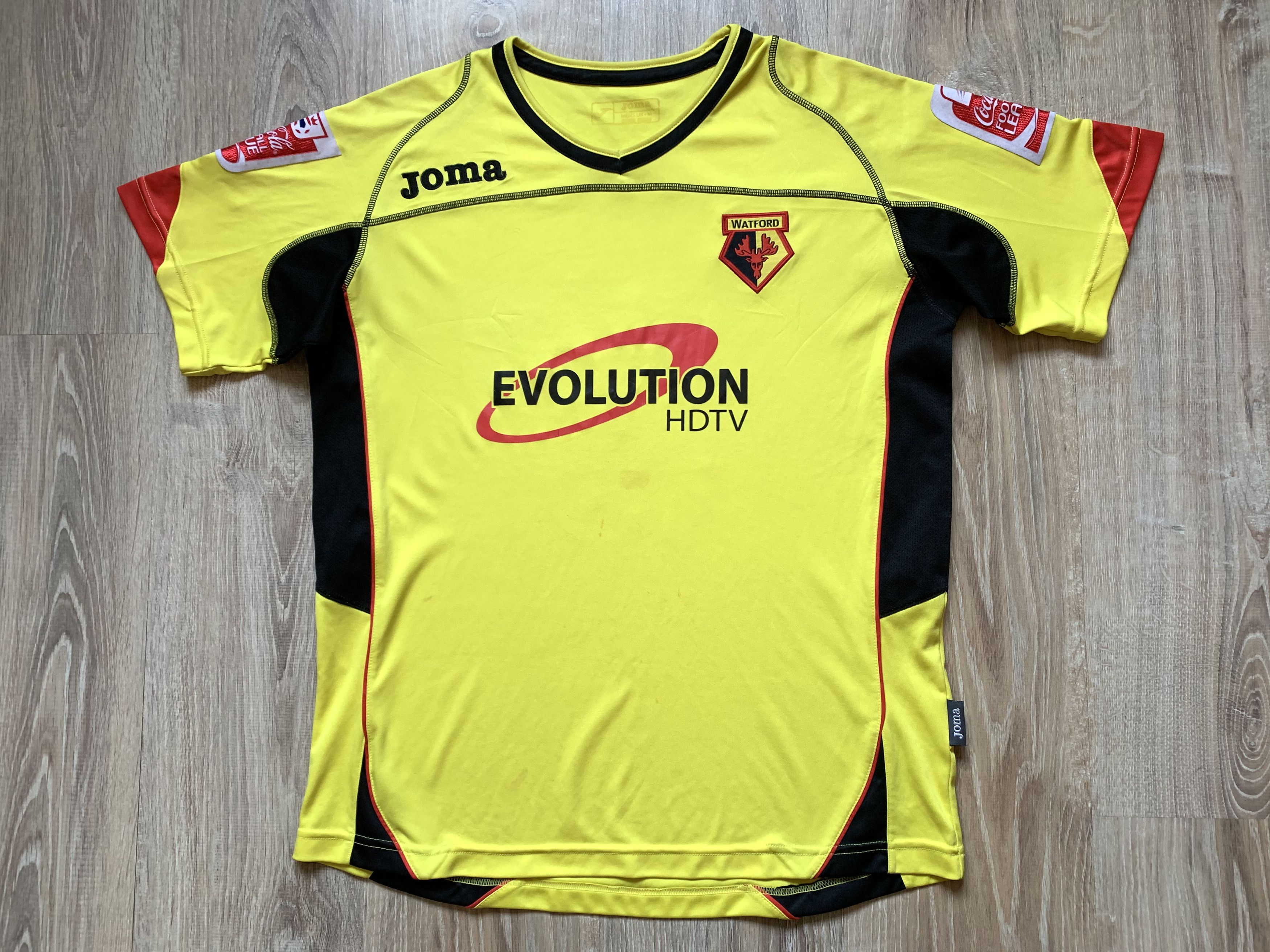Joma × Vintage Rare Watford Joma Home Andrews #8 2009-2010 Size US M / EU 48-50 / 2 - 1 Thumbnail
