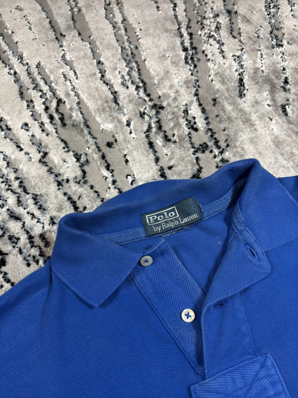 Polo Ralph Lauren Vintage Polo Ralph Lauren Chief Keef Tee Blue Yellow USA Size US L / EU 52-54 / 3 - 3 Thumbnail