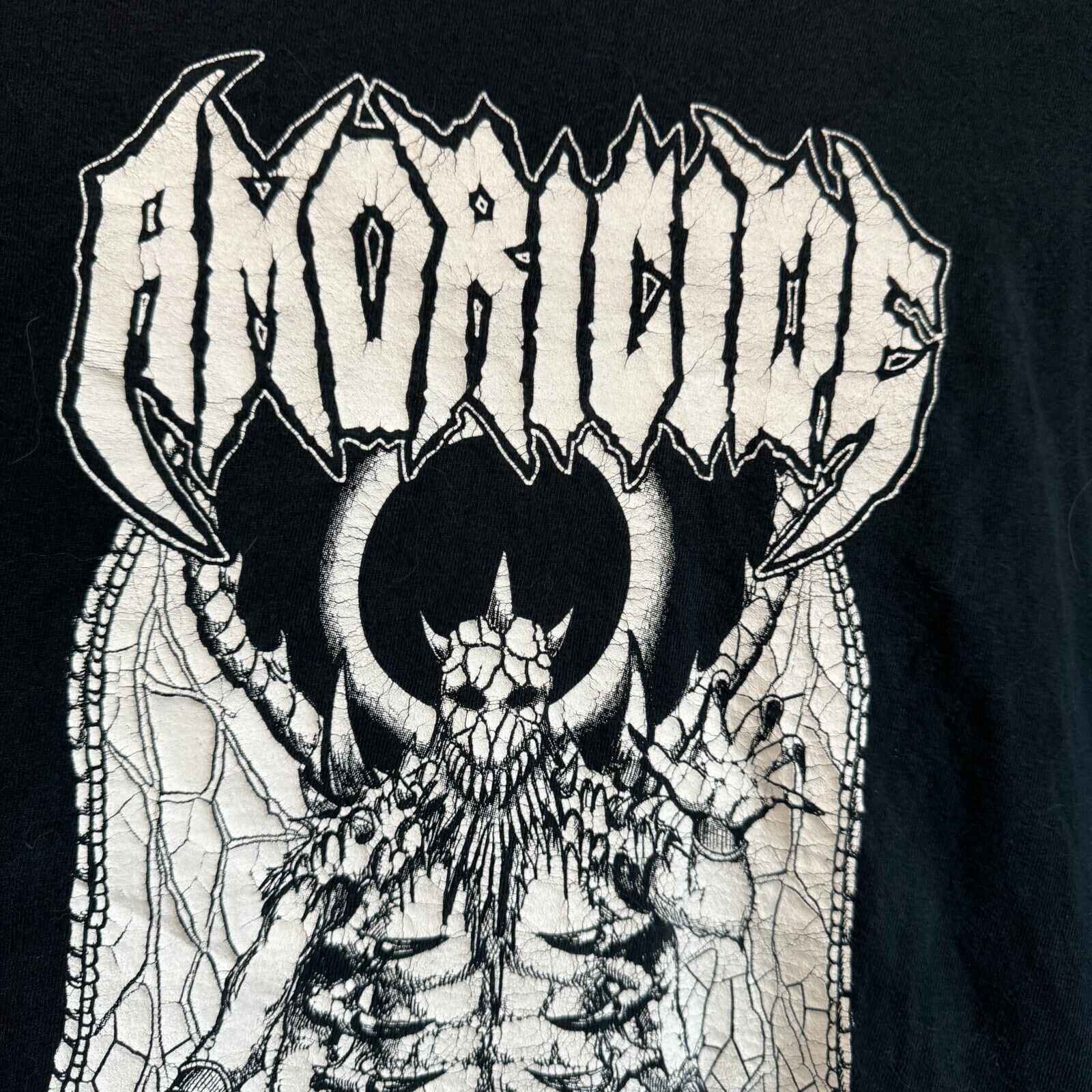 Gildan Amoricide Horror In The Flesh Hell Death Soul Band T-Shirt Size US L / EU 52-54 / 3 - 4 Thumbnail