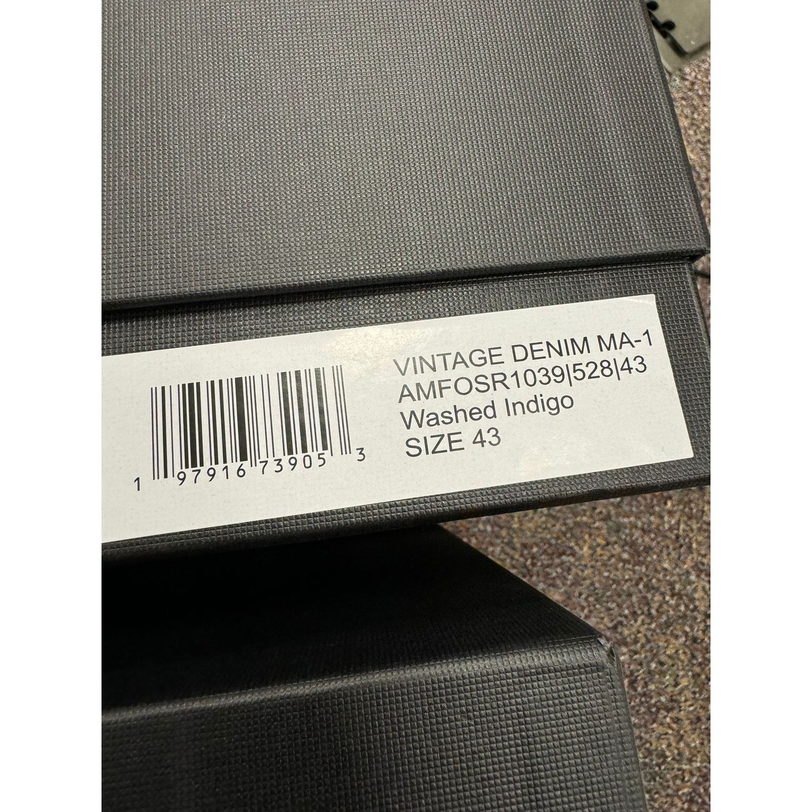 Amiri o1rshd1 Q:2 / Vintage Denim MA-1 Sneakers in Washed Indigo Size US 10 / EU 43 - 22 Thumbnail
