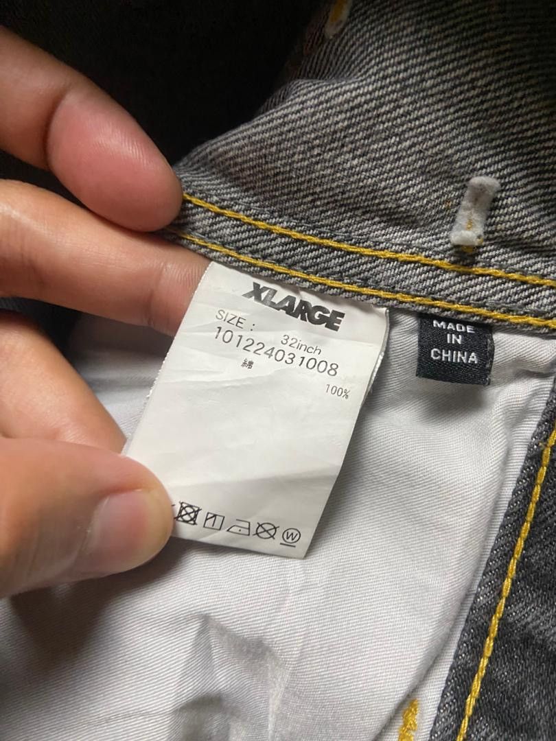 X-LARGE XLarge Brand Double Knee Stitched Denim Jeans (175) Size US 30 / EU 46 - 7 Thumbnail