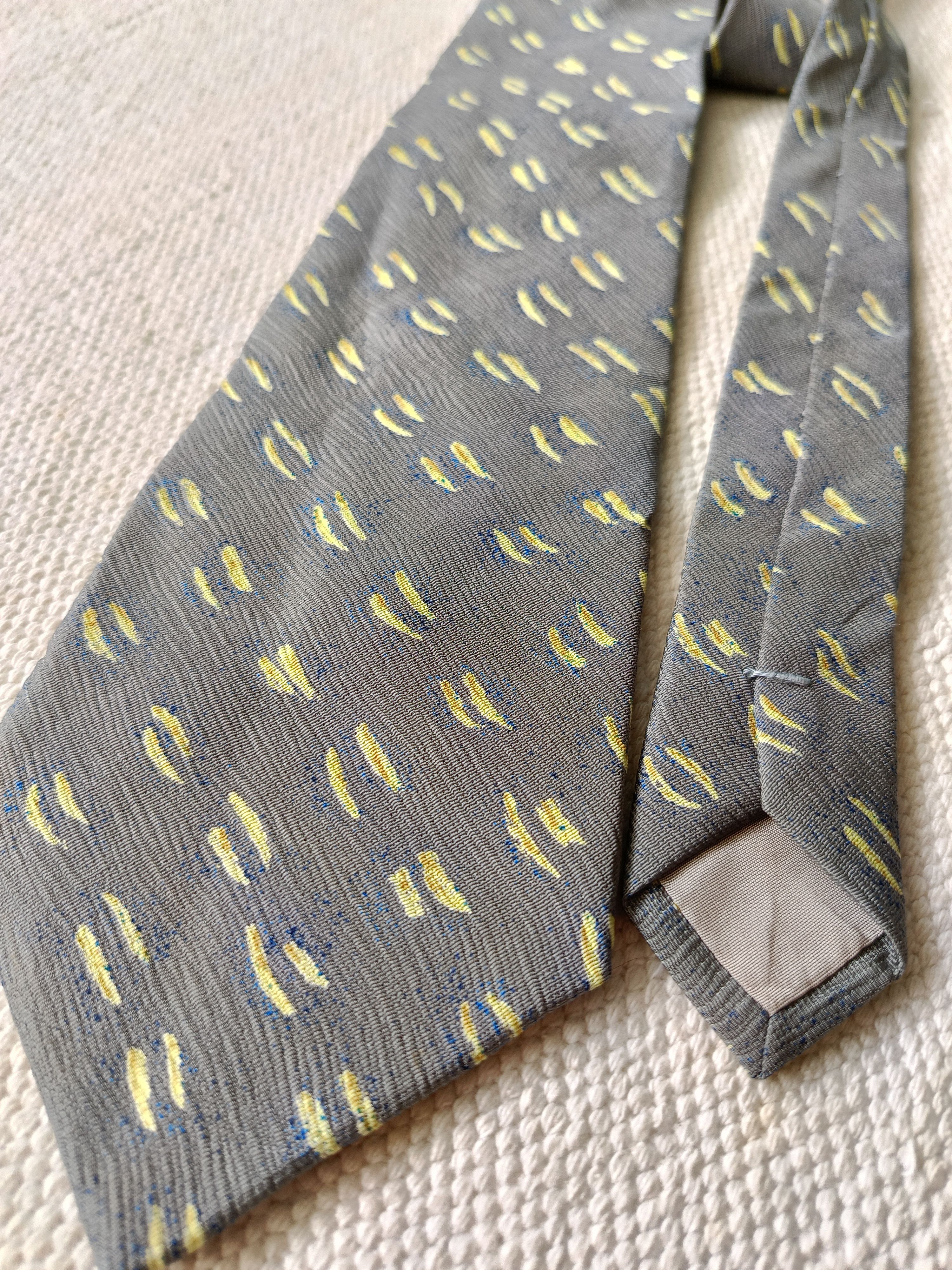 Issey Miyake Issey Miyake IM design studio Japan 90s vintage gray ties Size ONE SIZE - 4 Thumbnail
