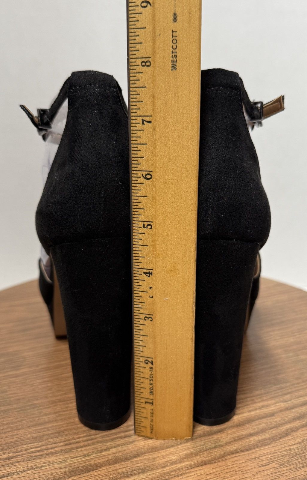Jessica Simpson Jessica Simpson Blac Platform Stiletto Heel Ankle Strap NWOT Size US 8.5 / IT 38.5 - 4 Thumbnail