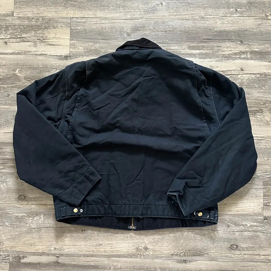 Carhartt Vintage Carhartt J01 BLK Black Detroit Blanket Lined Jacket Size US XL / EU 56 / 4 - 5 Thumbnail