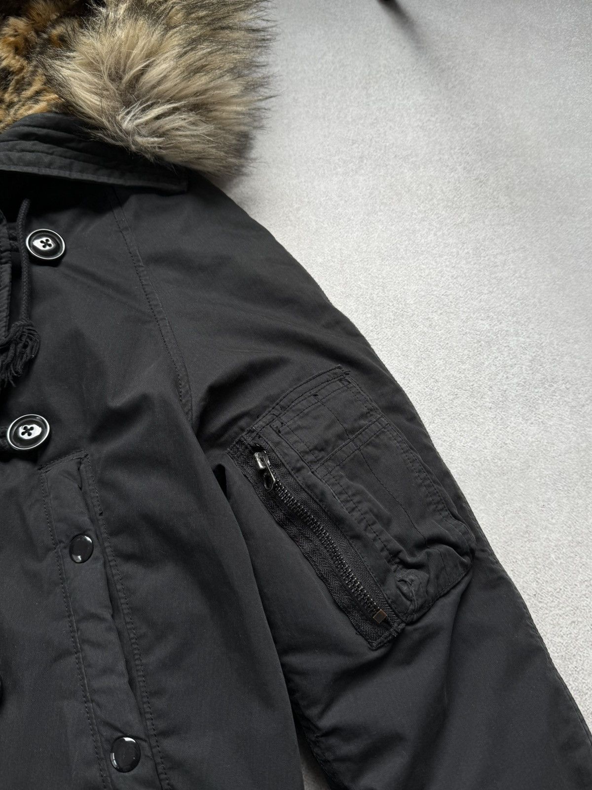 Denim & Supply Ralph Lauren Denim & Supply Ralph Lauren Faux Fur Parka Jacket Hooded Size XS / US 0-2 / IT 36-38 - 9 Thumbnail