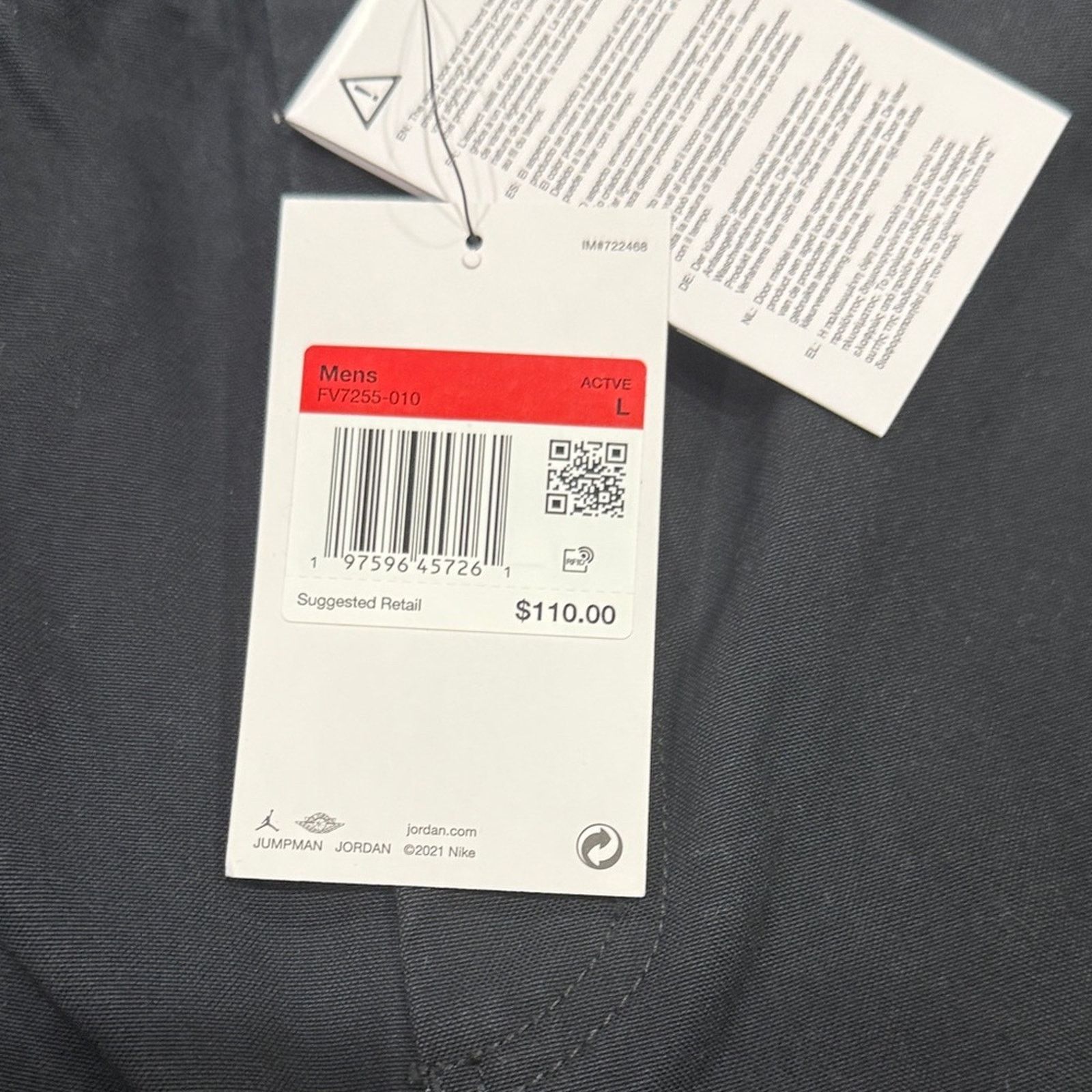 Jordan Brand Jordan MJ Chicago Pants Men's - SZ LARGE - BRAND NWT Size US 34 / EU 50 - 5 Thumbnail