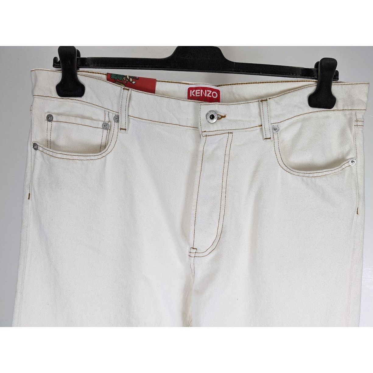 Kenzo o1rshd1 Denim Pant in White Size US 36 / EU 52 - 9 Thumbnail