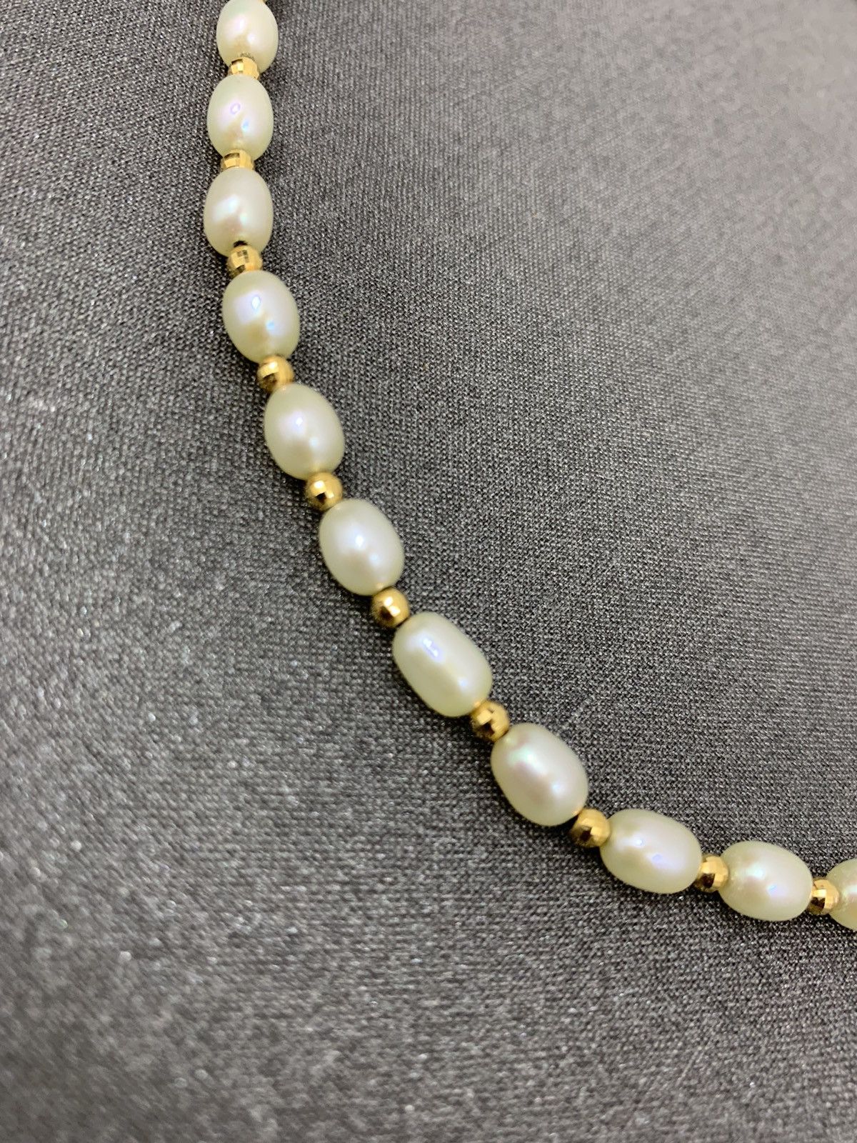 Vintage Vintage authentic 18K Gold Natural Pearls Necklace Size ONE SIZE - 3 Thumbnail