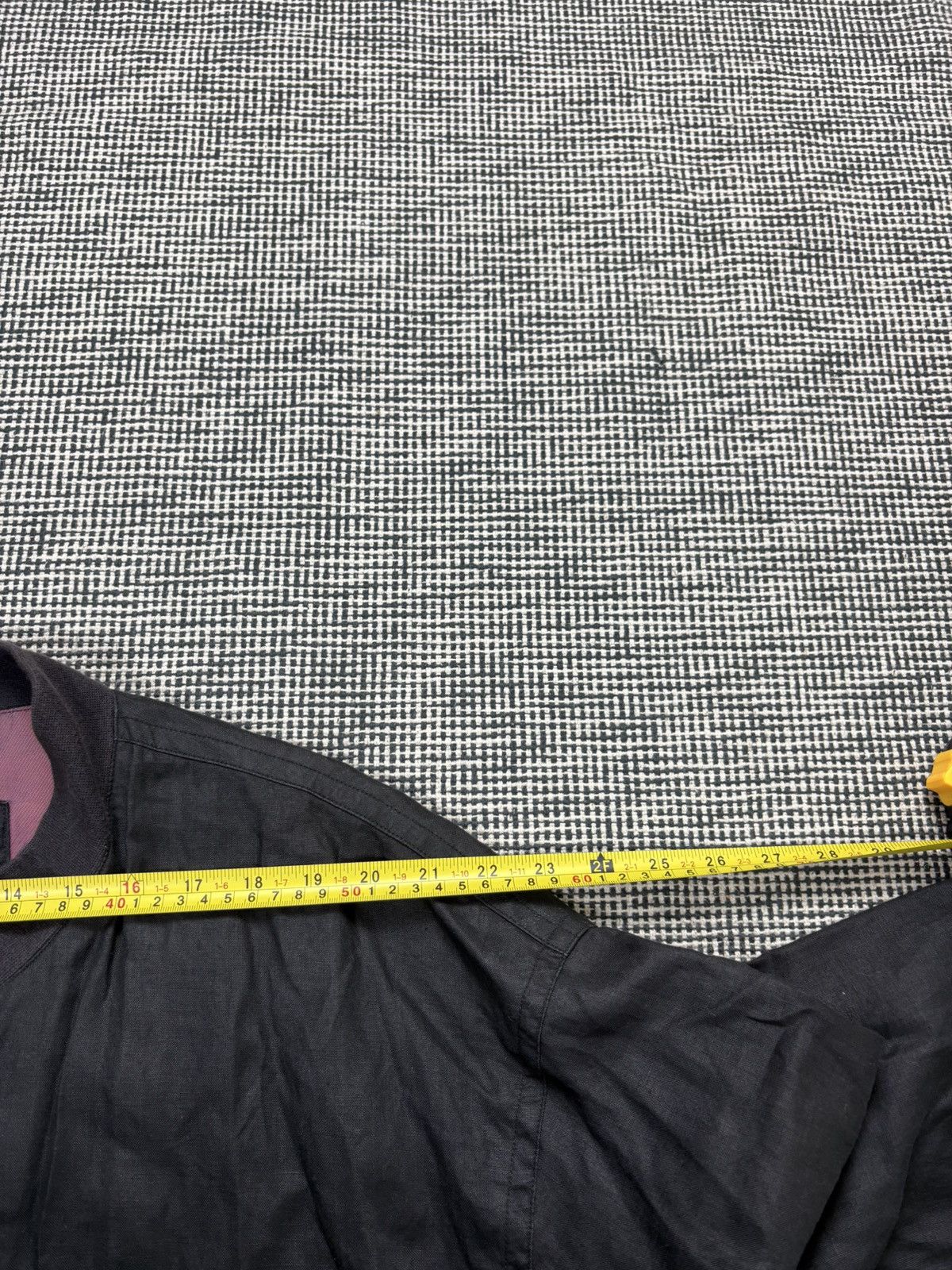 Other 100% linen black satin bomber jacket Daniel Hechter archive Size US L / EU 52-54 / 3 - 8 Thumbnail