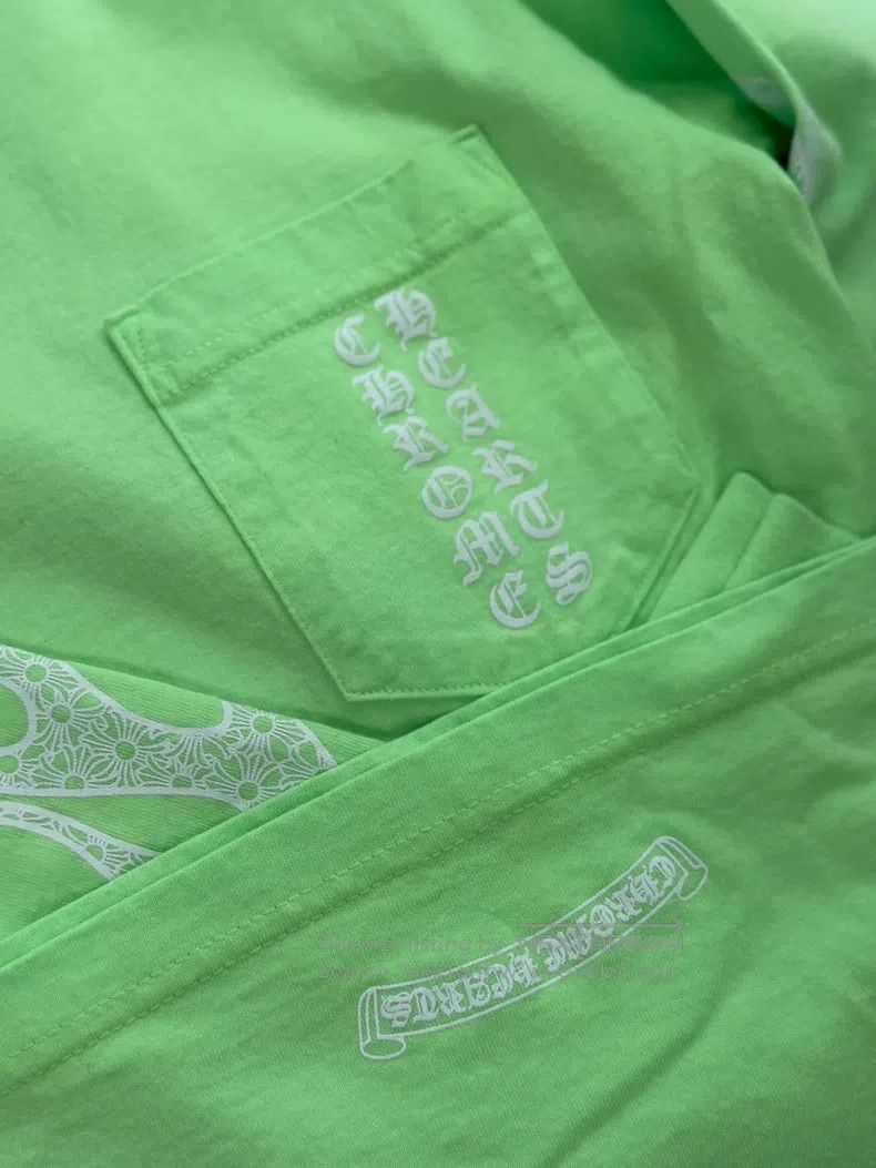Chrome Hearts CHROME HEARTS Size S Fluorescent green long sleeve T-shirt Size US S / EU 44-46 / 1 - 3 Thumbnail