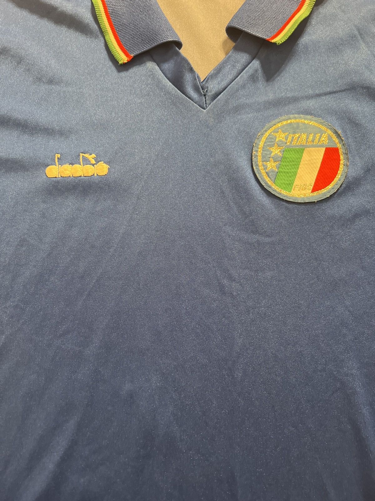 Diadora Italy 1986/88 Super Rare Home jersey Size US S / EU 44-46 / 1 - 5 Thumbnail