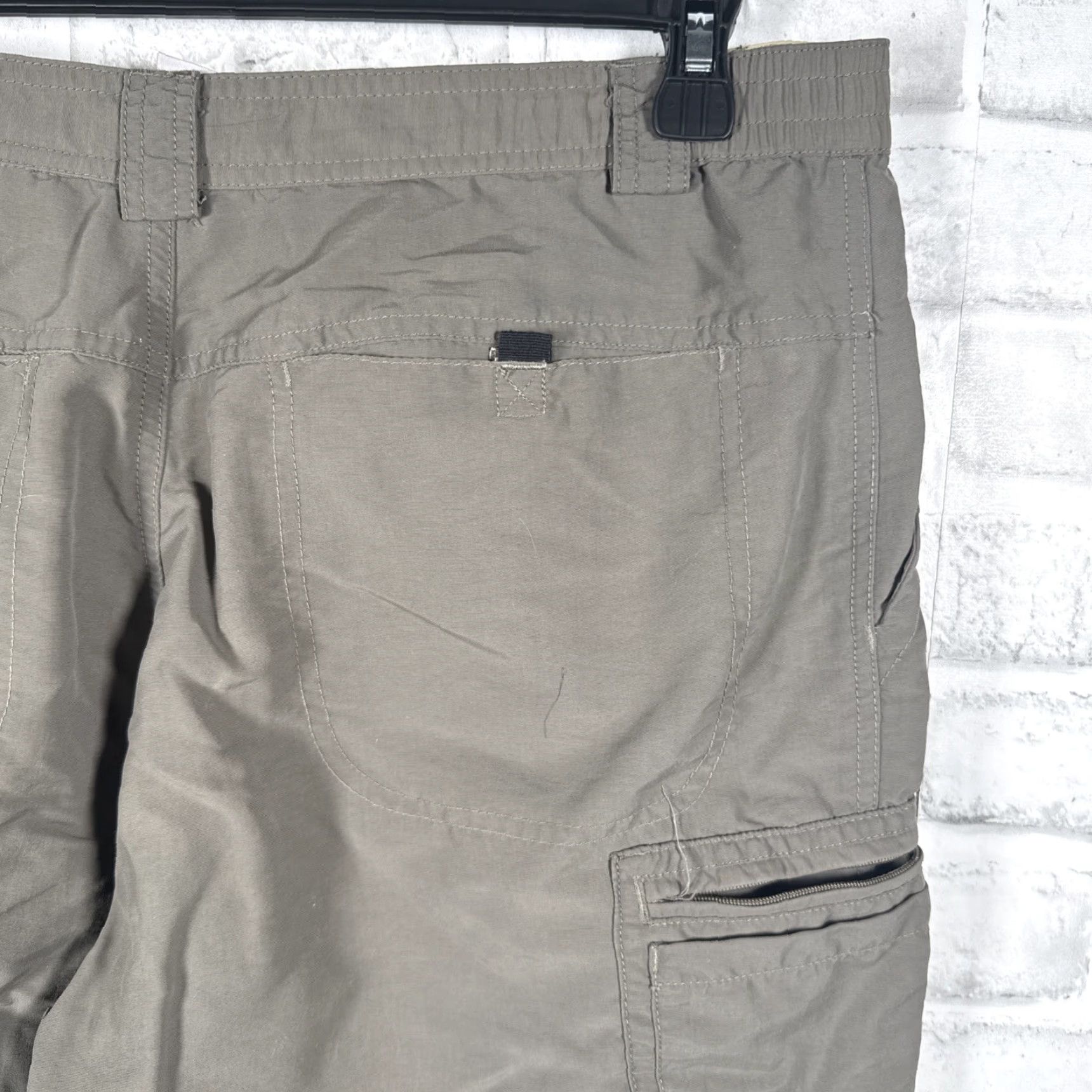 Vintage Sportif Nylon Gray Convertible Pants Womens Size 10x32 Size 32" / US 10 / IT 46 - 3 Thumbnail