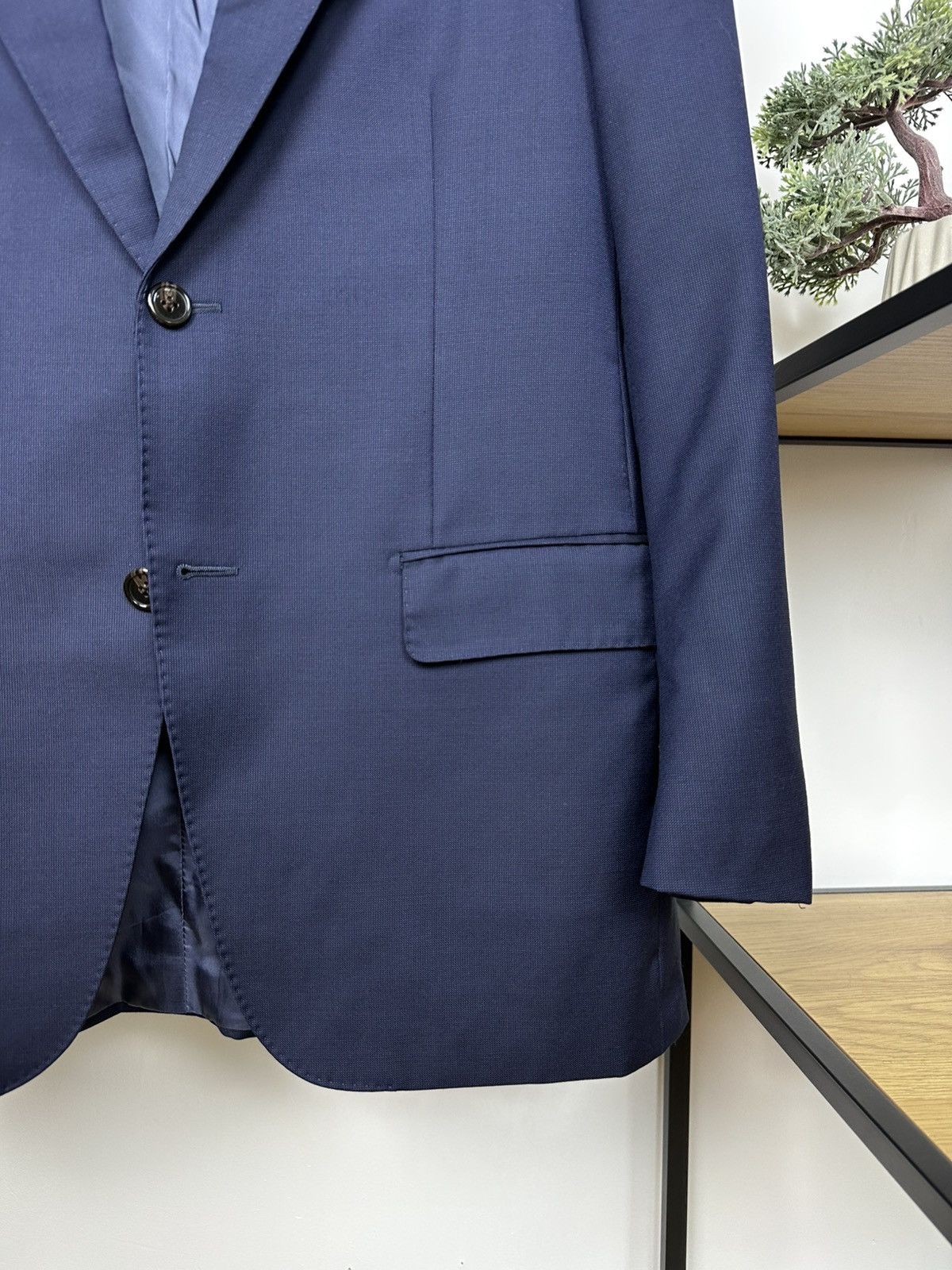Suitsupply Suitsupply Napoli Navy Blue Blazer 48 size Jacket Men’s Size 48R - 4 Thumbnail