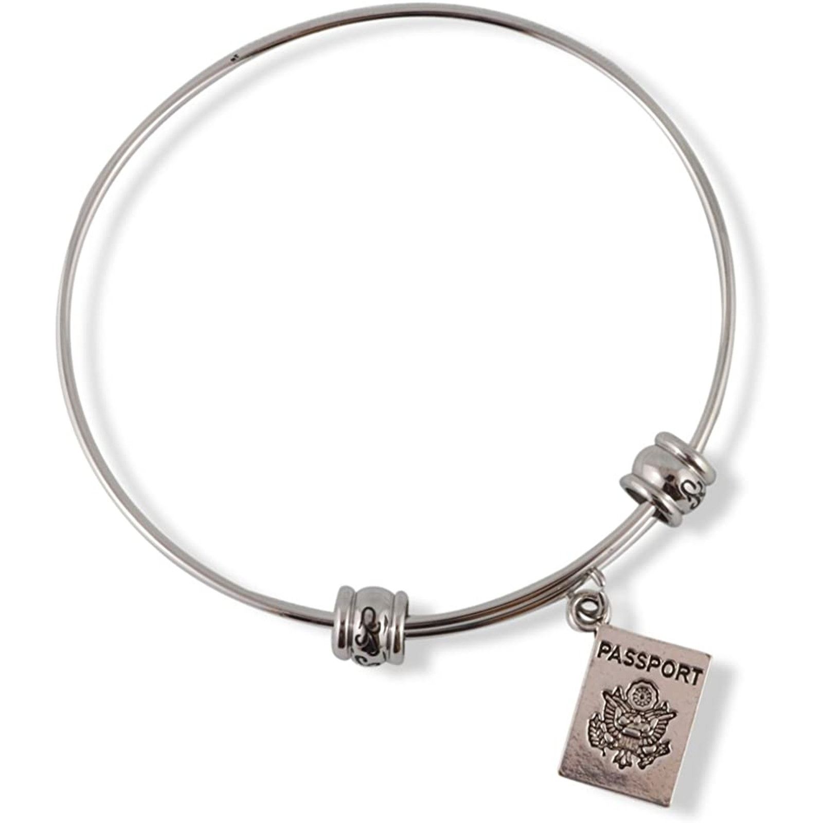 & Other Stories Passport Travel Tourism Bangle Bracelet Jewelry Size ONE SIZE - 1 Thumbnail