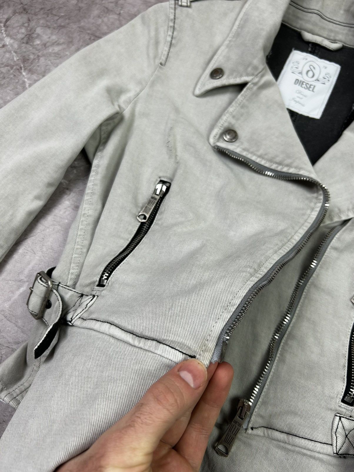 Diesel × Vintage Diesel Vintage Denim Jacket Size XS / US 0-2 / IT 36-38 - 5 Thumbnail