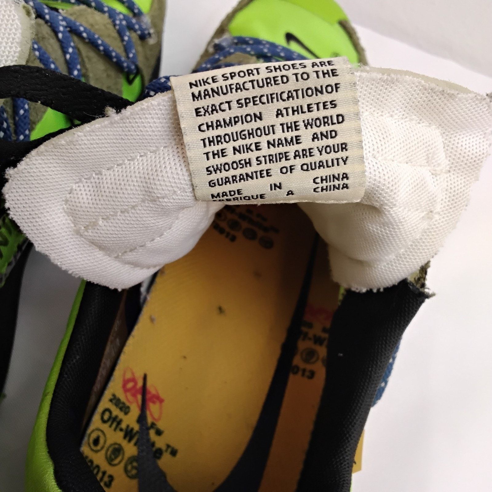 Nike Nike Zoom Kiger 5 Off-White Sneakers Men's 12.5 Green Size US 12.5 / EU 45-46 - 14 Thumbnail