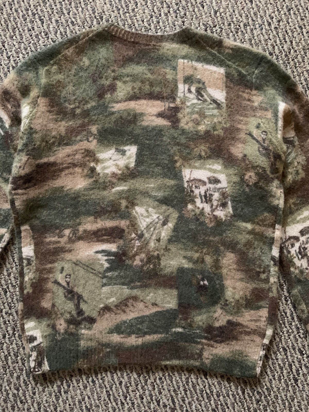 Polo Ralph Lauren NWT Polo Ralph Lauren Sea-To-Ski Camo Alpaca Wool Sweater Size US M / EU 48-50 / 2 - 3 Thumbnail