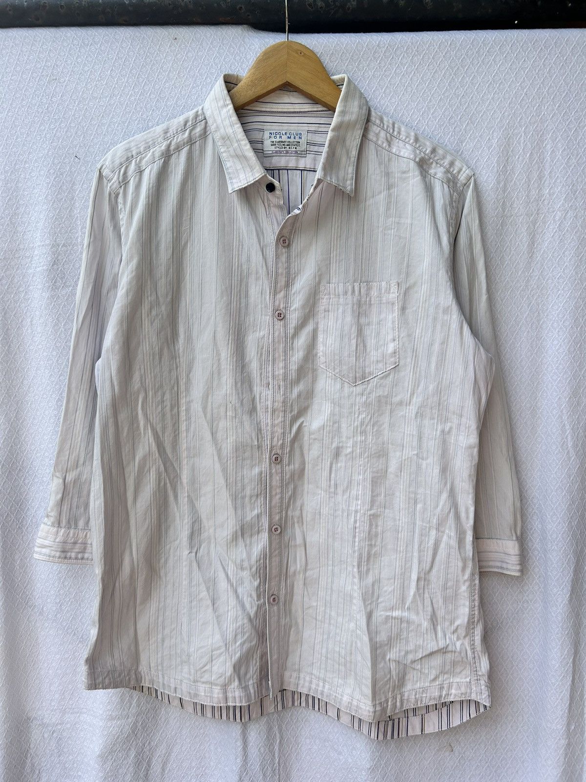 Hysteric Glamour 💸BINDINGOFFER💸Nicole Club For Men Raglan Sleeve Shirt Size US L / EU 52-54 / 3 - 1 Thumbnail