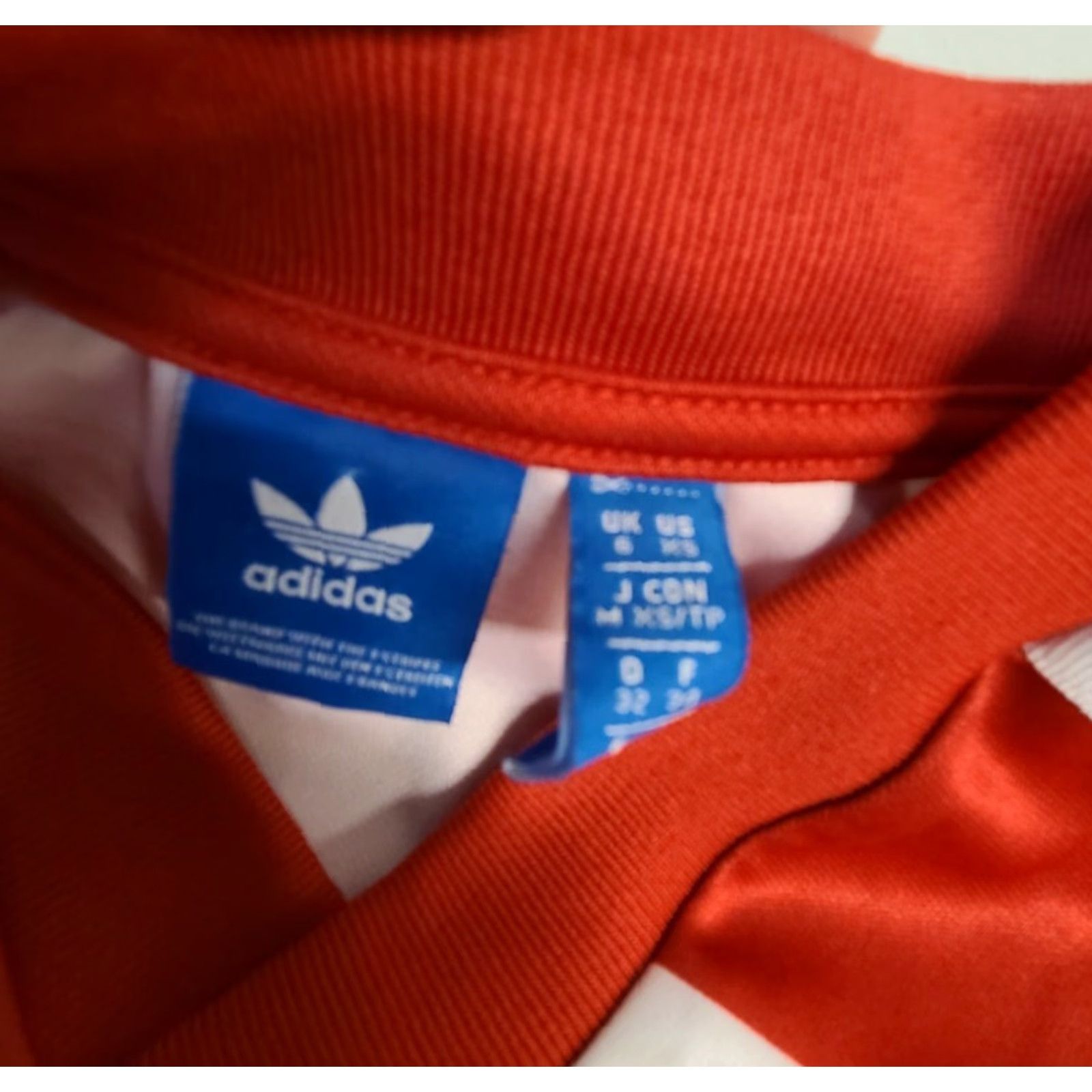 Adidas Adidas Women's Oversized BOLD AGE LONG SLEEVE TEE XS Red TEE Shirt Womens Original adidas 100% polyester doubleknit Xs Size XS / US 0-2 / IT 36-38 - 7 Thumbnail