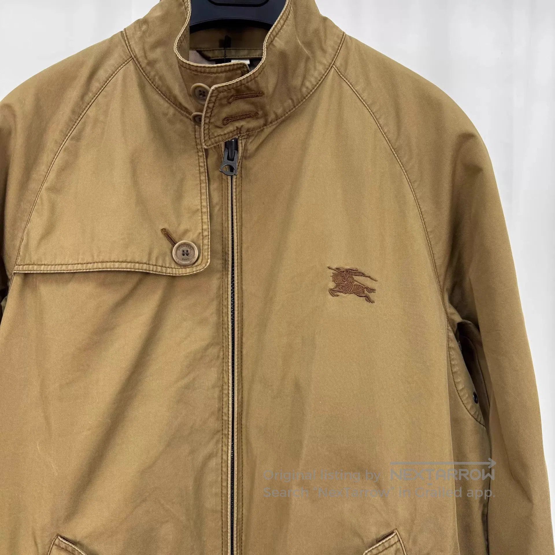Burberry Beige Lightweight Jacket with Zip Pockets . Size US S / EU 44-46 / 1 - 3 Thumbnail