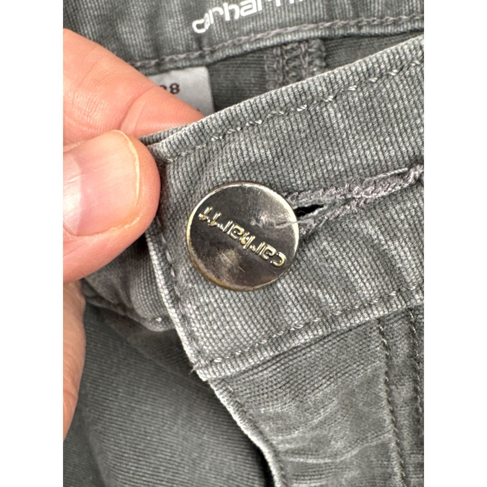 Carhartt Carhartt Cargo Shorts Mens 38 Gray Relaxed Fit Work Utility Casual Size US 38 / EU 54 - 4 Thumbnail