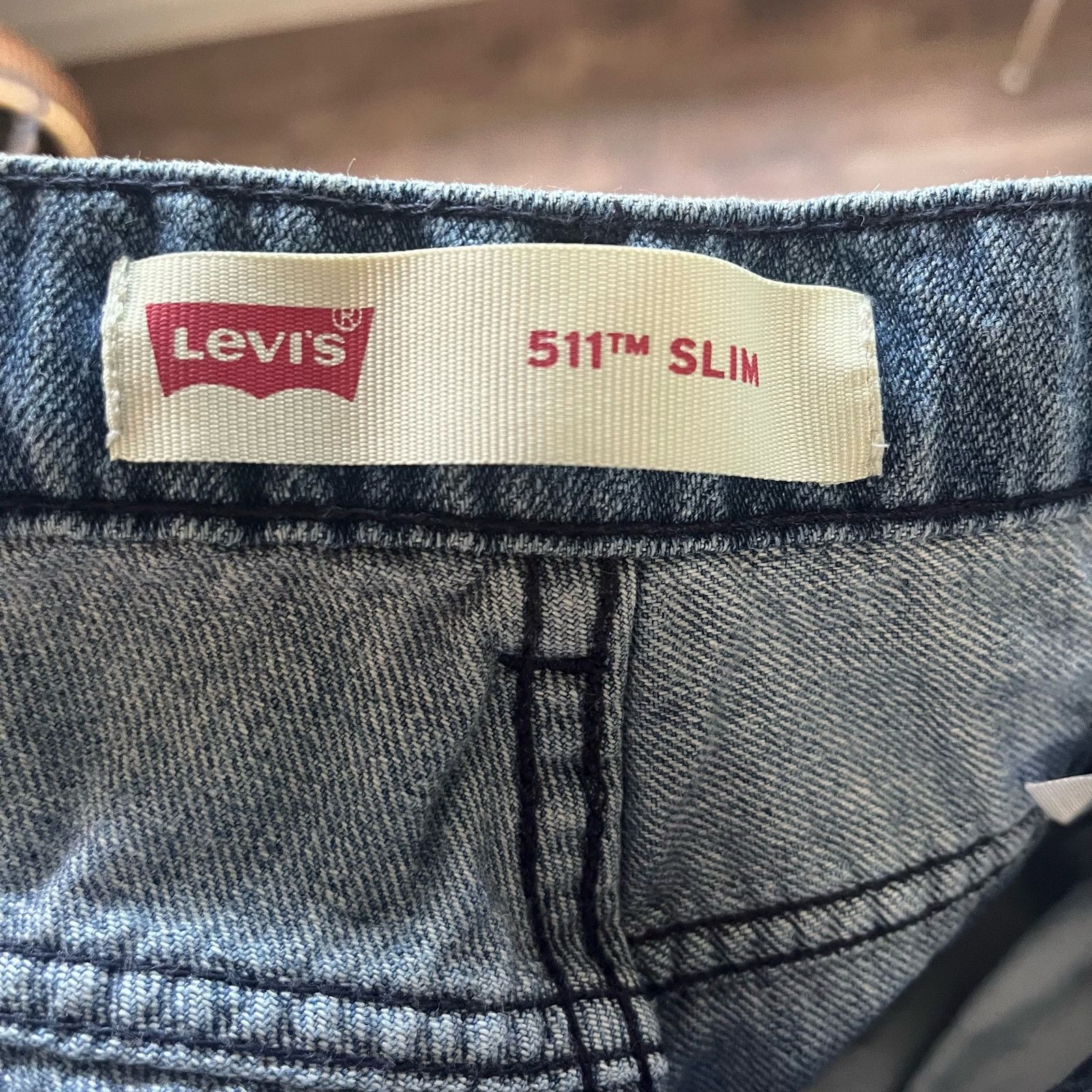 Levi's Levi's Jeans 511 Slim Womens 16 R 28W 28L Patch Distressed Size 38" / US 16 / IT 52 - 6 Thumbnail