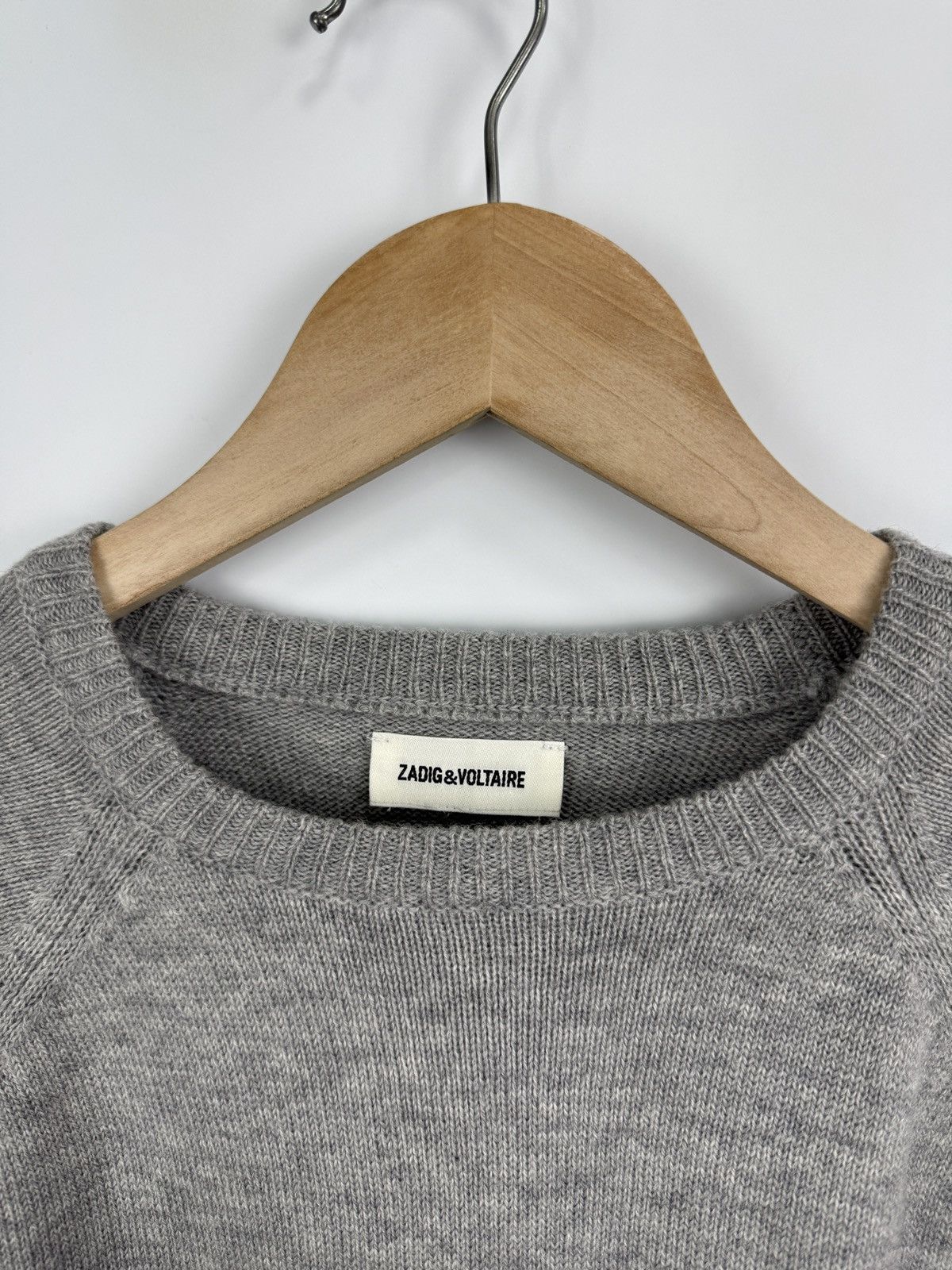 Zadig & Voltaire 🇮🇹 Y2K Zadig & Voltaire Wool Cashmere Sweater Butterfly Skull Size S / US 4 / IT 40 - 5 Thumbnail
