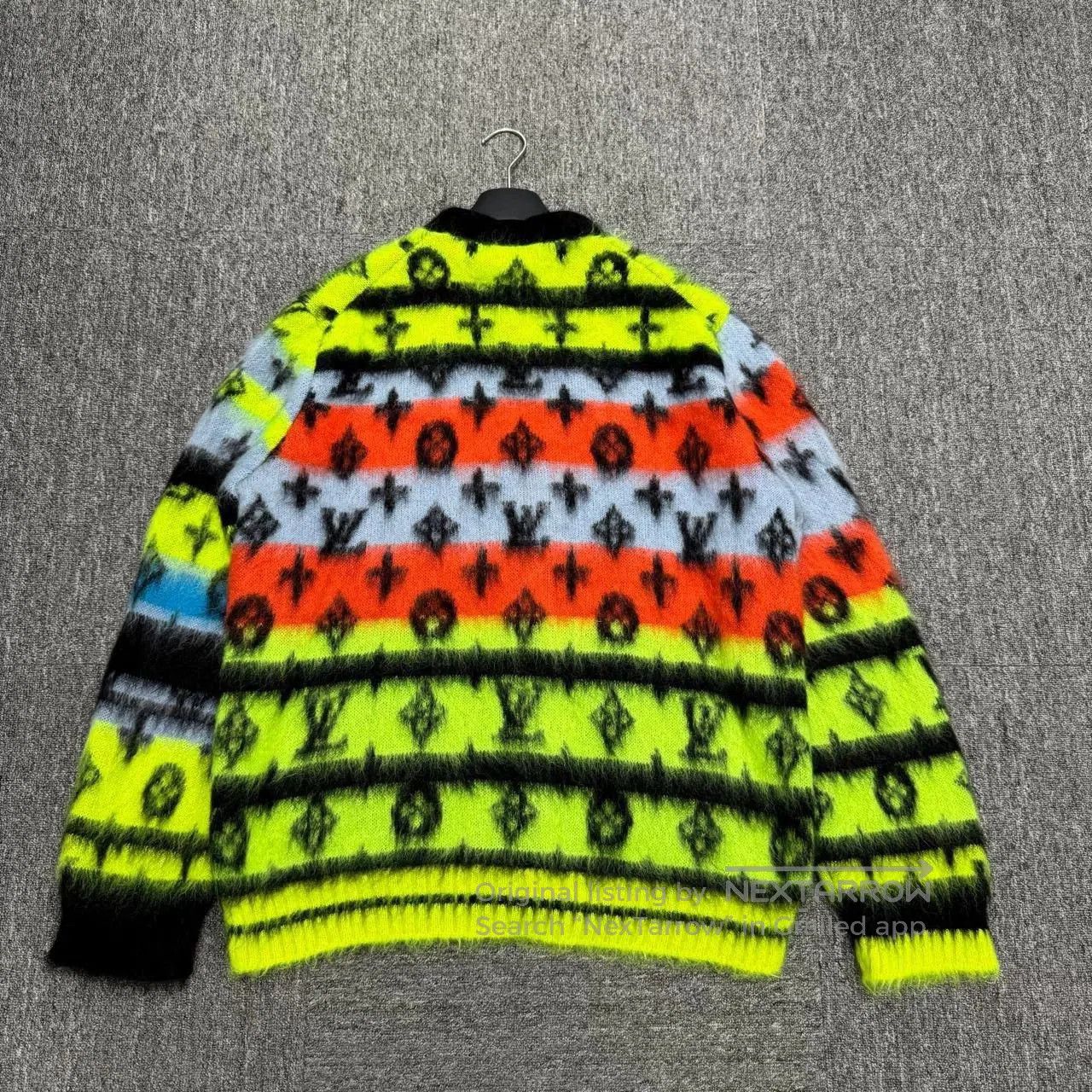 Louis Vuitton louis vuitton colorful patterned cardigan sweater. Size US XXL / EU 58 / 5 - 2 Thumbnail