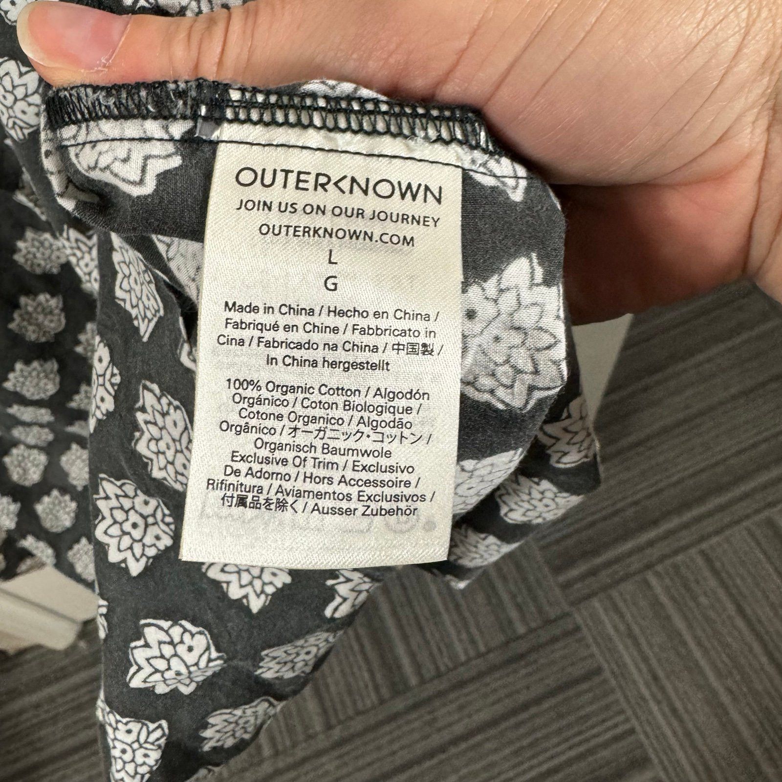 Outerknown OUTERKNOWN Astrid dress pitch black lantana Size L / US 10 / IT 46 - 8 Thumbnail