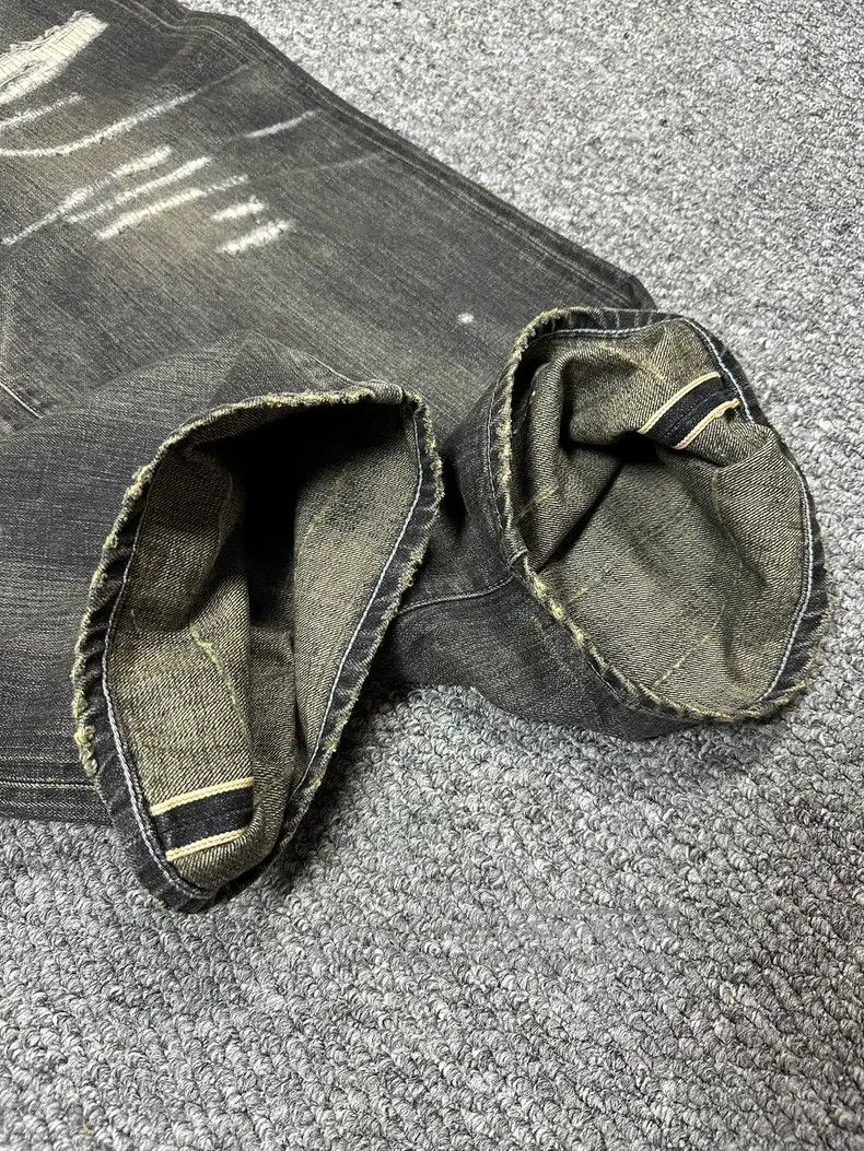 Neighborhood Neighborhood size XL Rusted King Washed Destroyed Denim Pa Size US 27 - 5 Thumbnail
