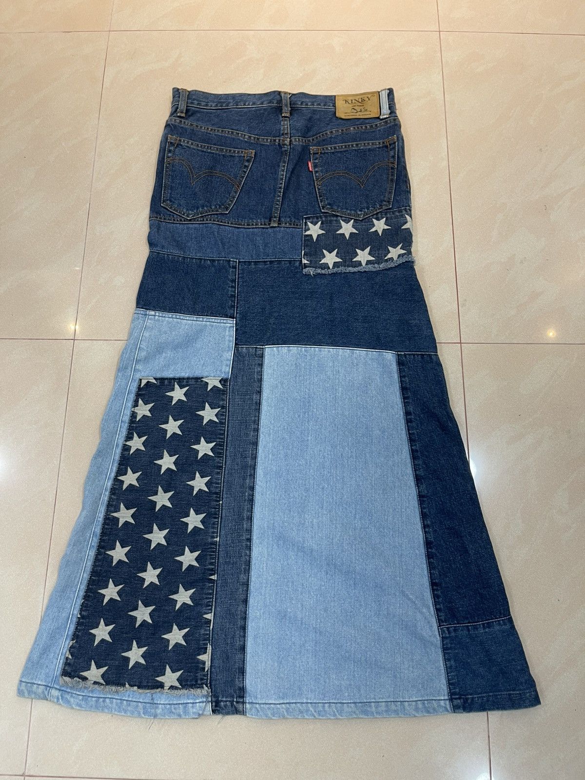 Hysteric Glamour Hysteric Glamour Kinky Star Patchwork Long Skrit Size 30" / US 8 / IT 44 - 7 Thumbnail