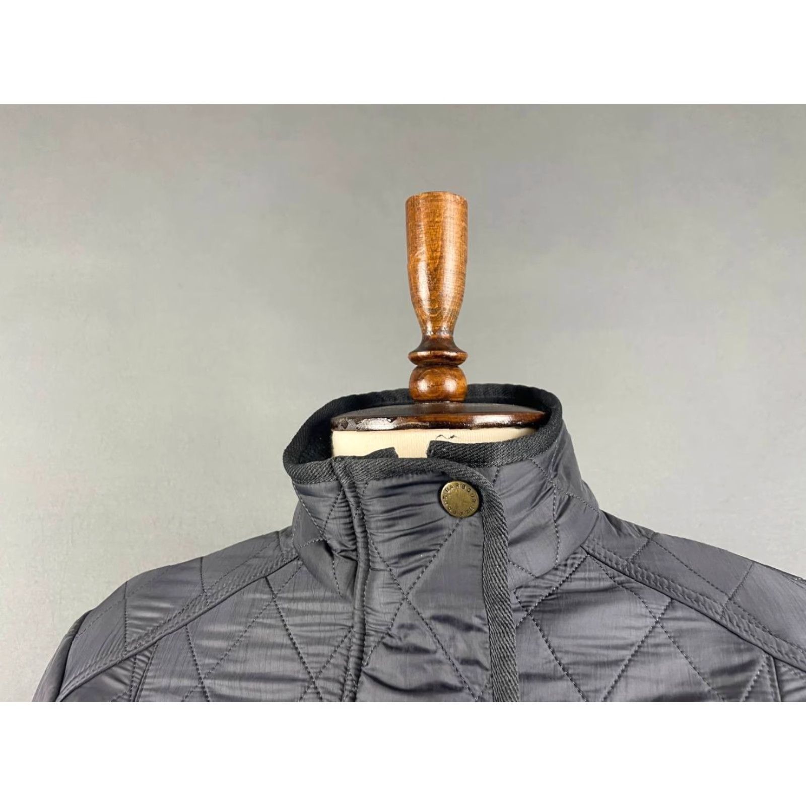 Barbour Barbour Jacket Women 36 Polarquilt Navy Long Sleeve Button Windbreaker Shirt? Size XS / US 0-2 / IT 36-38 - 4 Thumbnail
