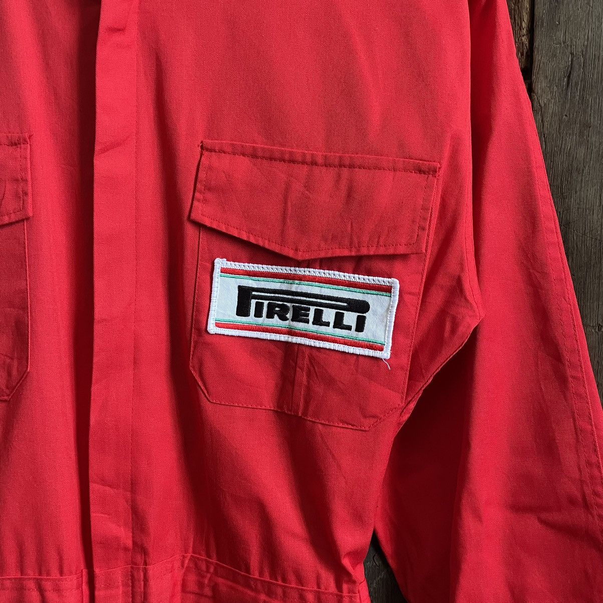 Vintage Vintage Pirelli Coverall Jacket Size US 30 / EU 46 - 4 Thumbnail