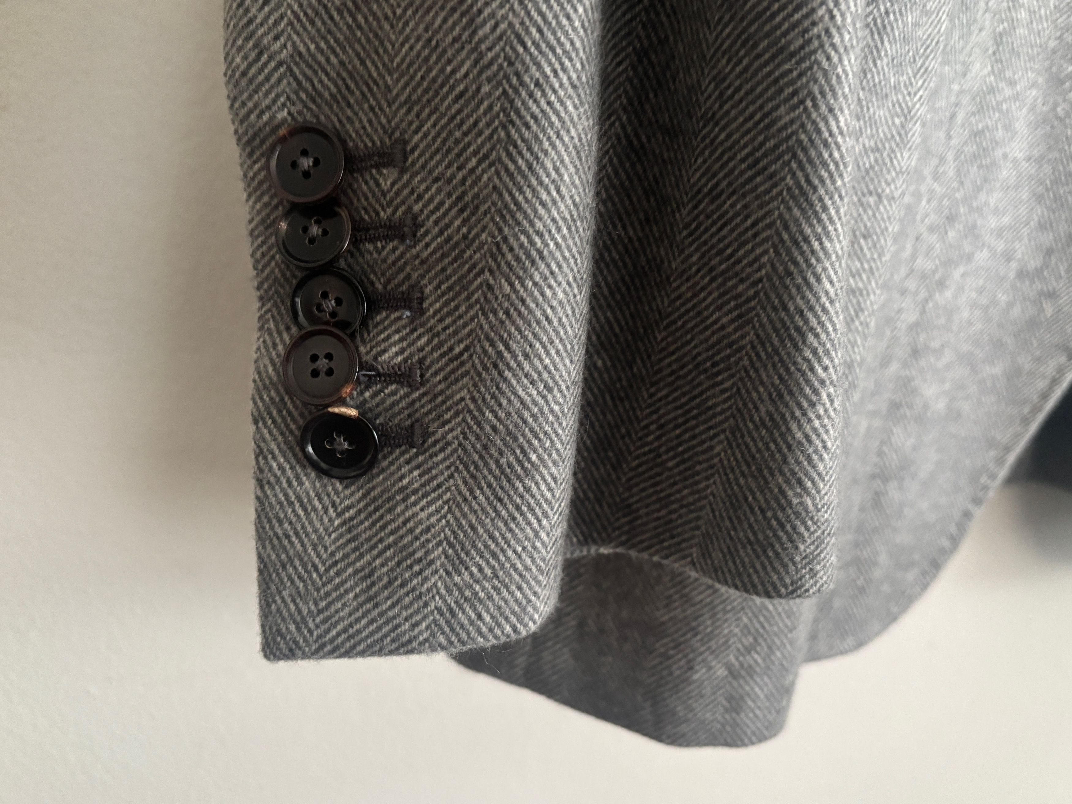Pal Zileri $2575 Unstructured 3-roll-2 Cashmere Mink Sport Coat - 38 L Size 38L - 5 Thumbnail
