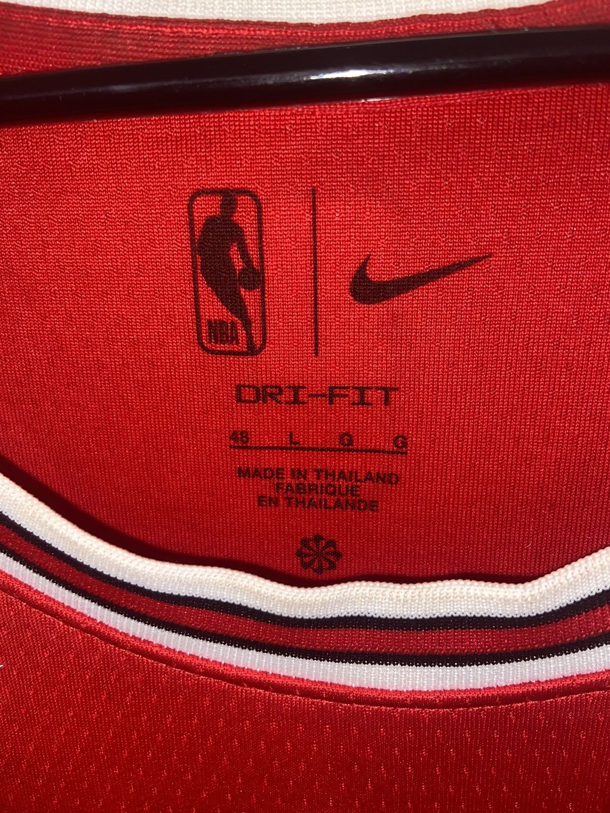Nike Lonzo Ball Chicago Bulls Icon Jersey Size US L / EU 52-54 / 3 - 3 Thumbnail