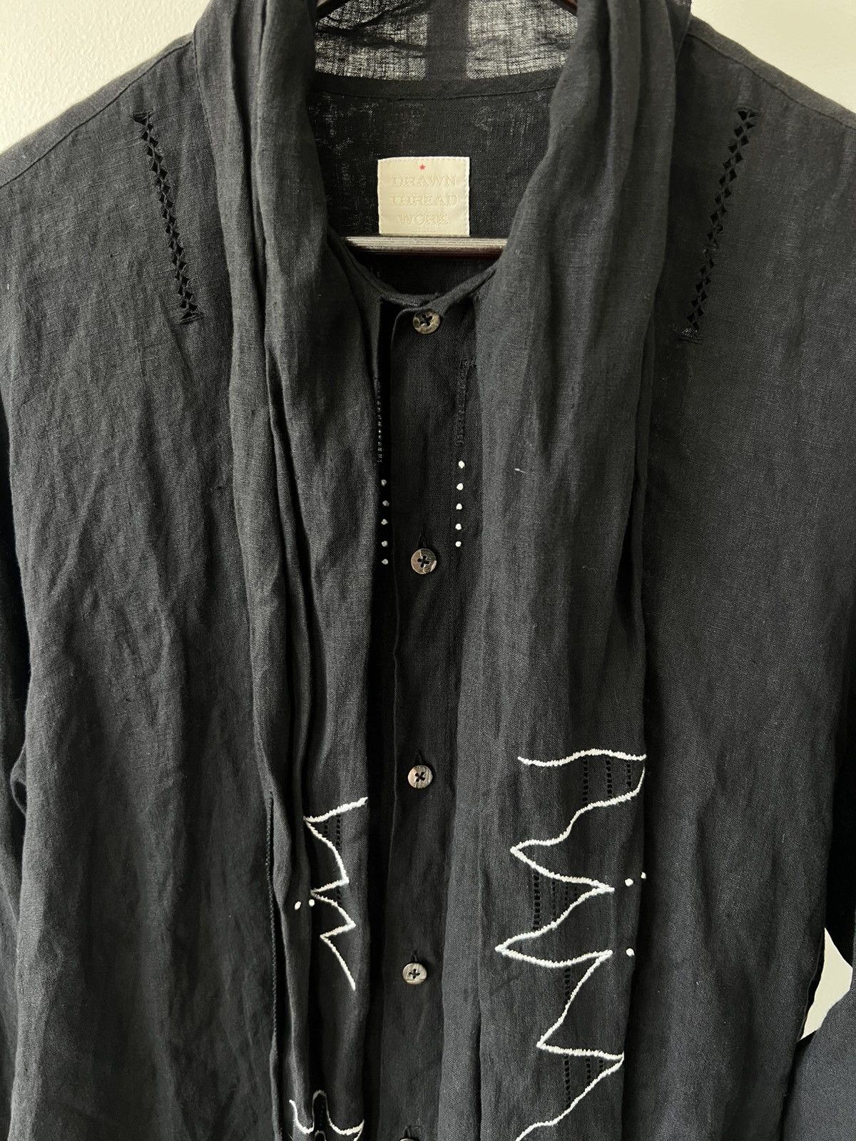 Kapital RARE! Drawn thread work shirt Size US M / EU 48-50 / 2 - 5 Thumbnail